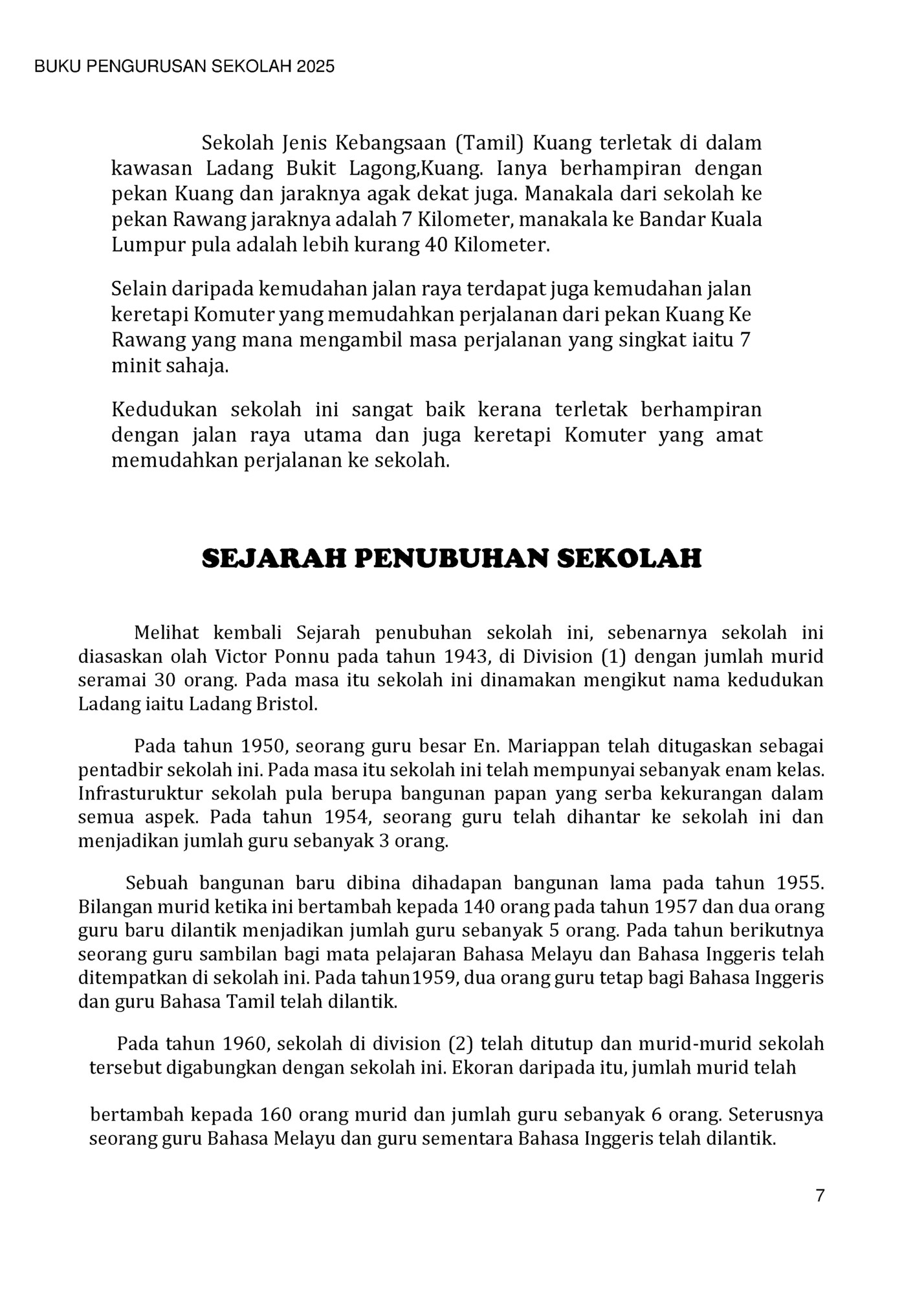 BUKU PENGURUSAN SEKOLAH 2025 BUKU PENGURUSAN SEKOLAH 2025