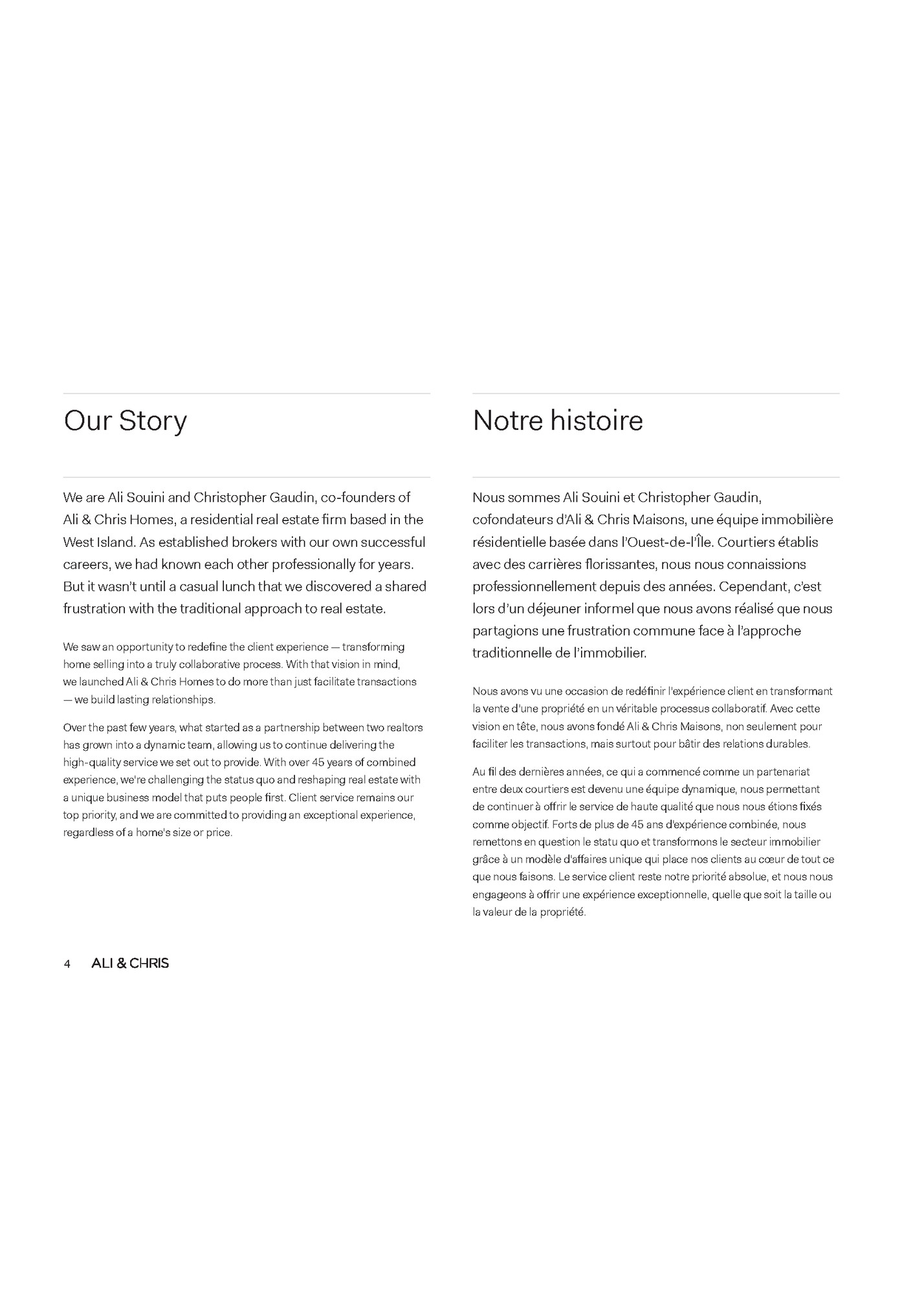 Our Story