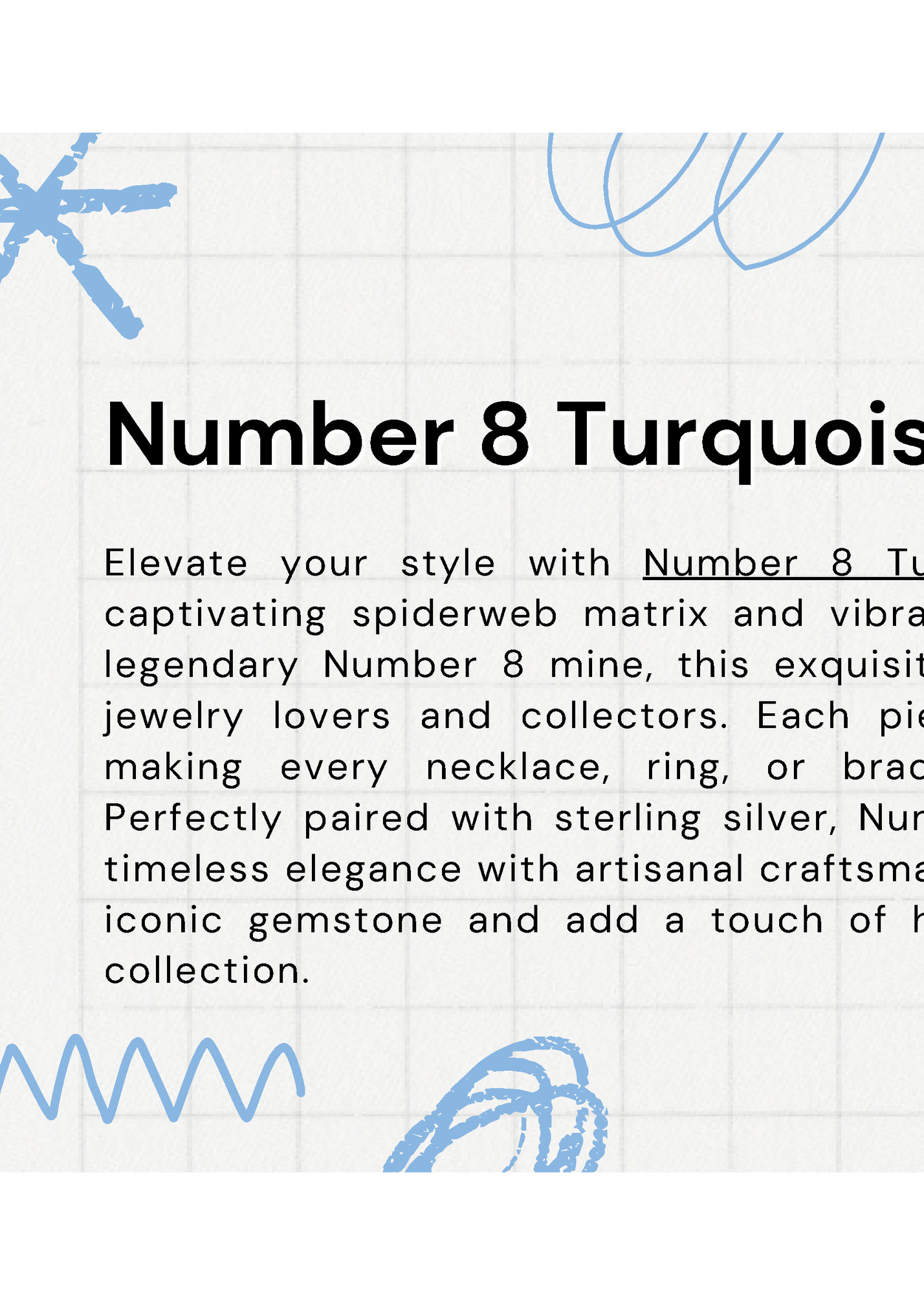 Number 8 Turquoise Jewelry