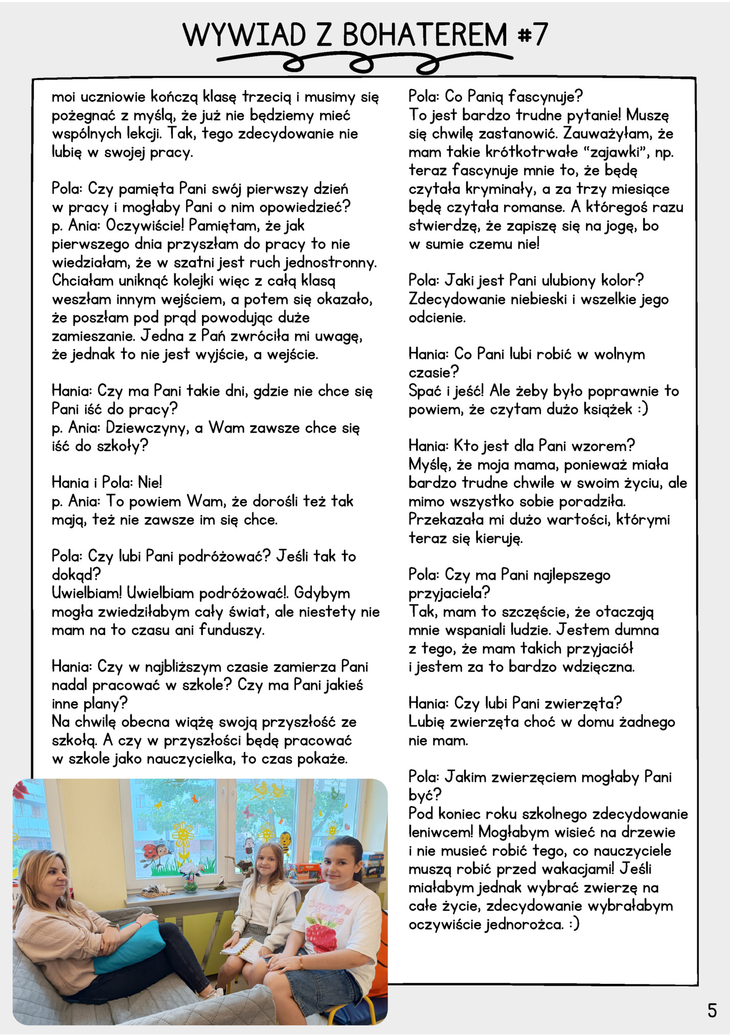 WYWIAD Z BOHATEREM #7 WYWIAD Z BOHATEREM #7