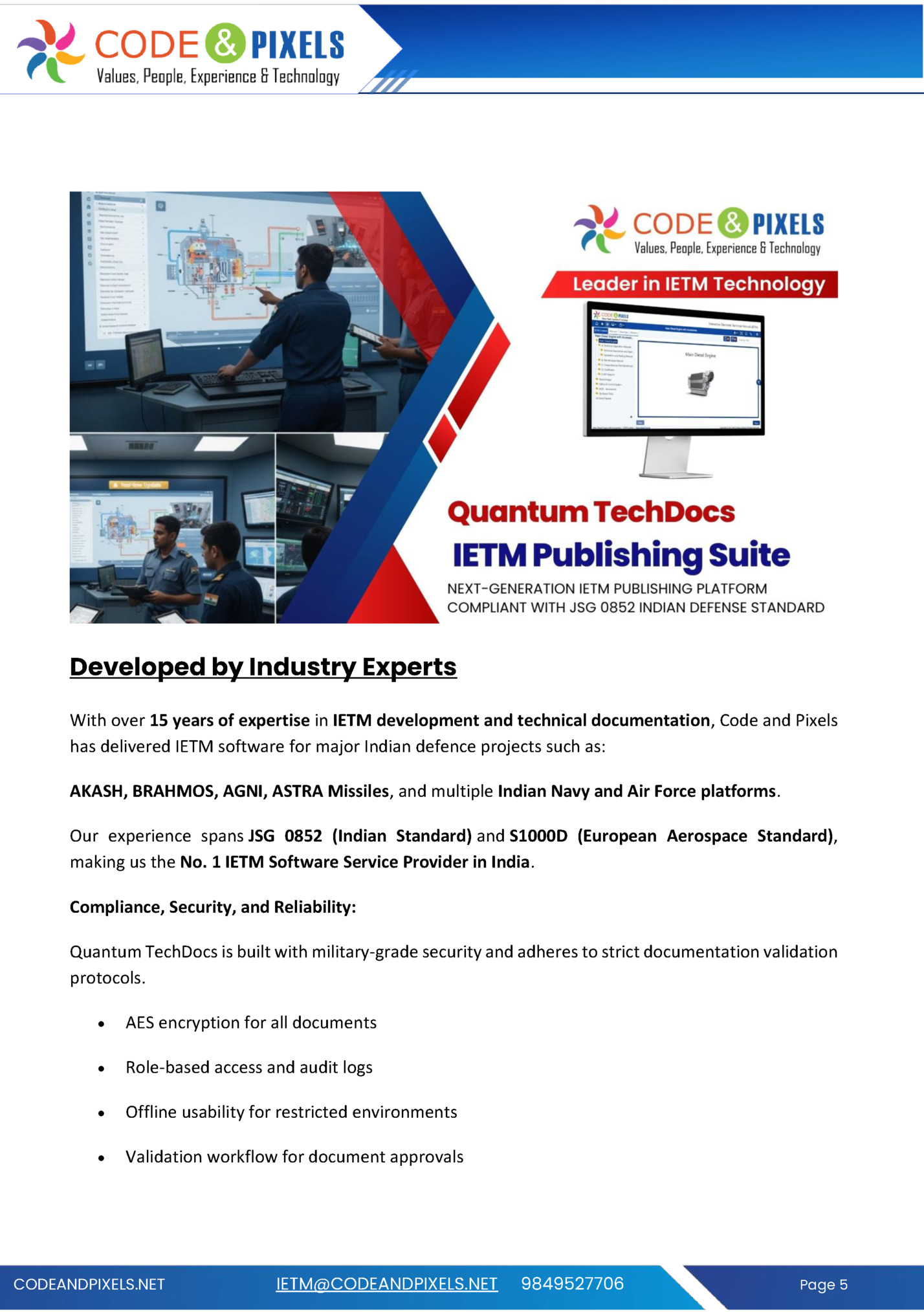 Developed by Industry Experts Developed by Industry Experts