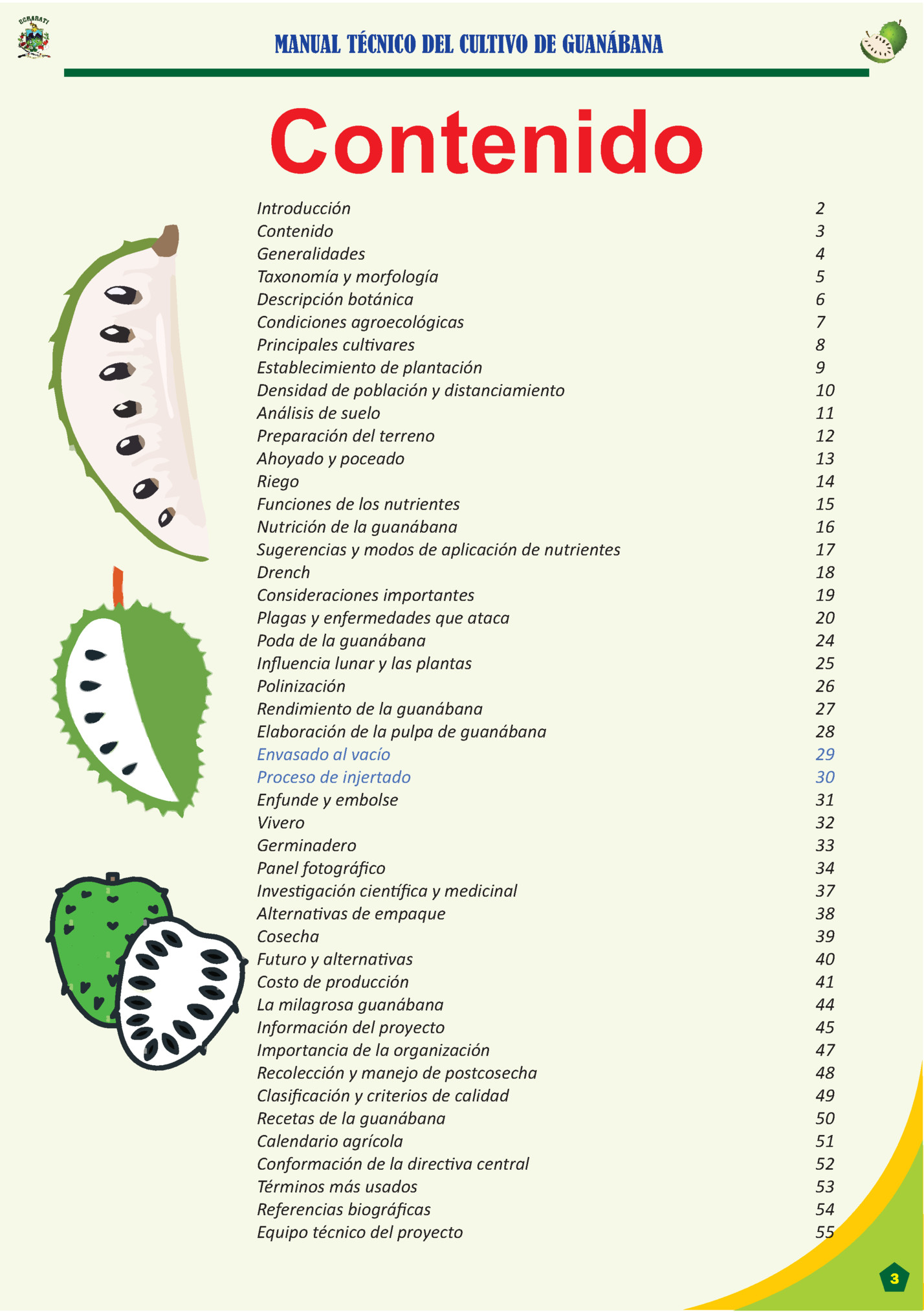 MANUAL TÉCNICO DEL CULTIVO DE GUANÁBANA