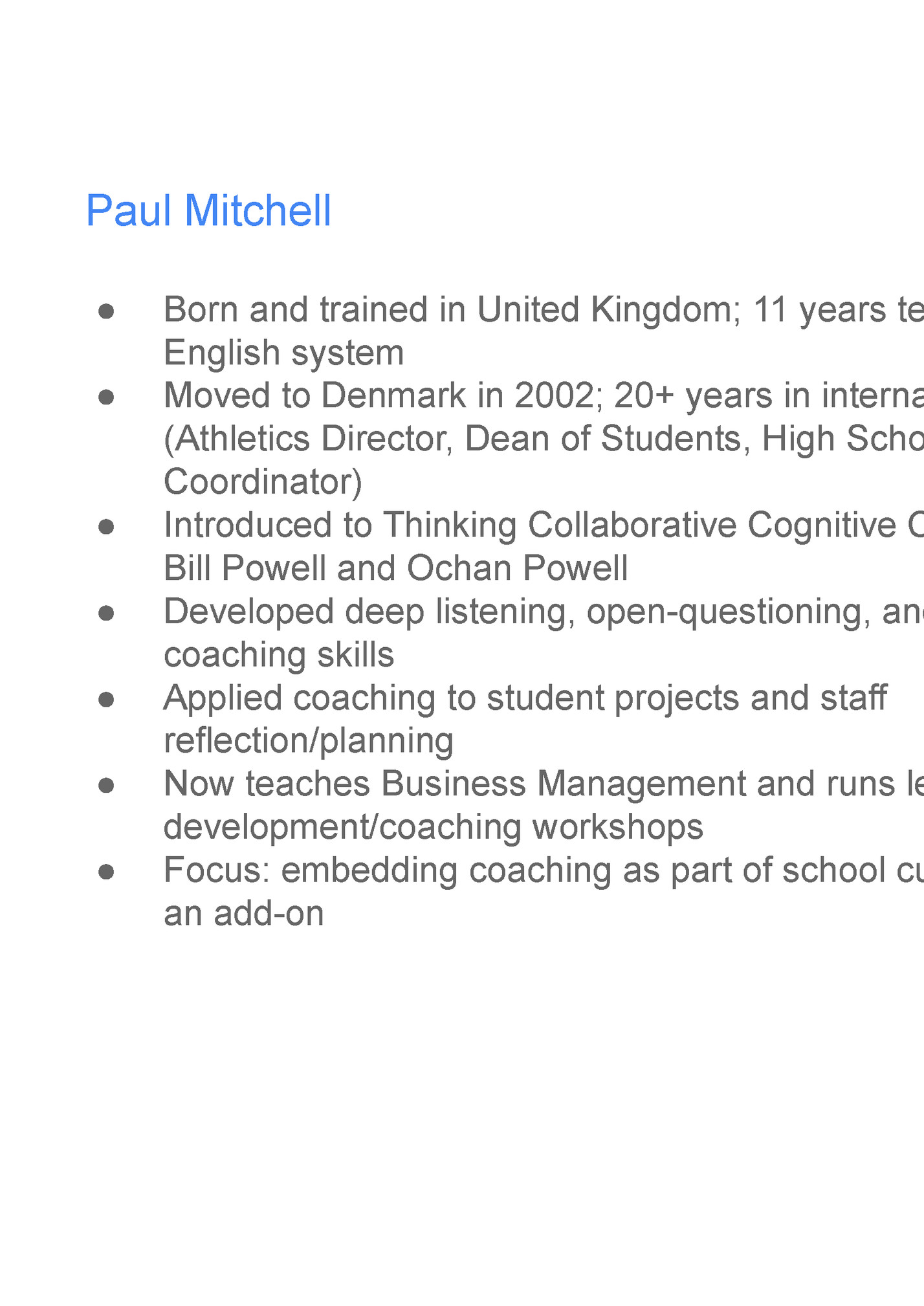 Paul Mitchell Paul Mitchell