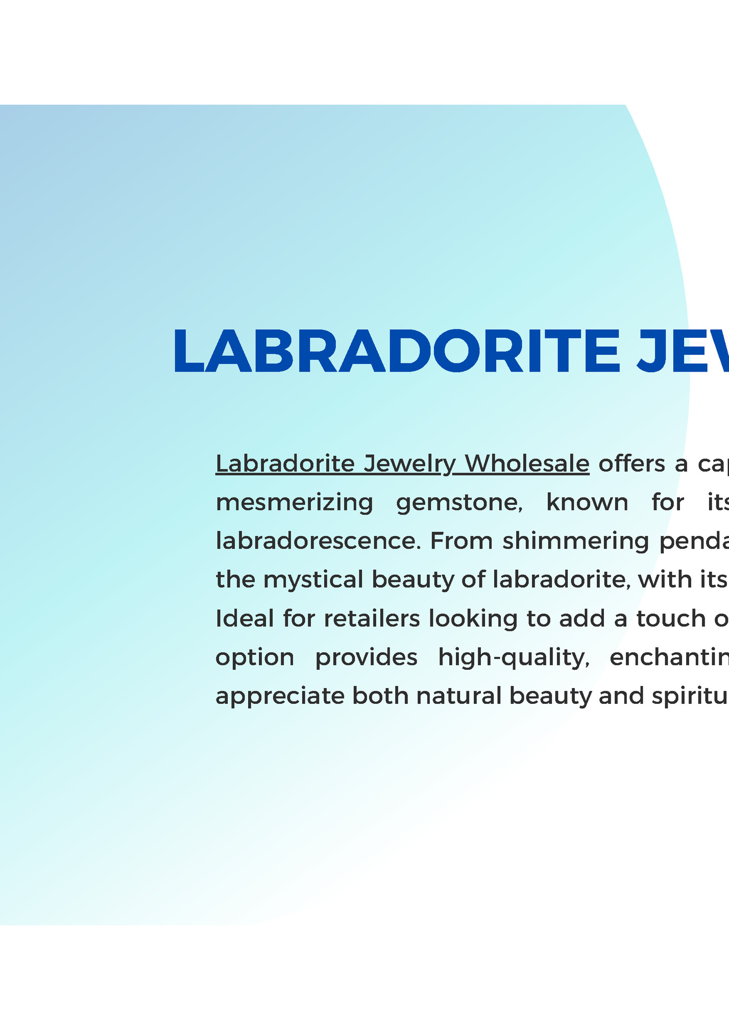 LABRADORITE JEWELRY