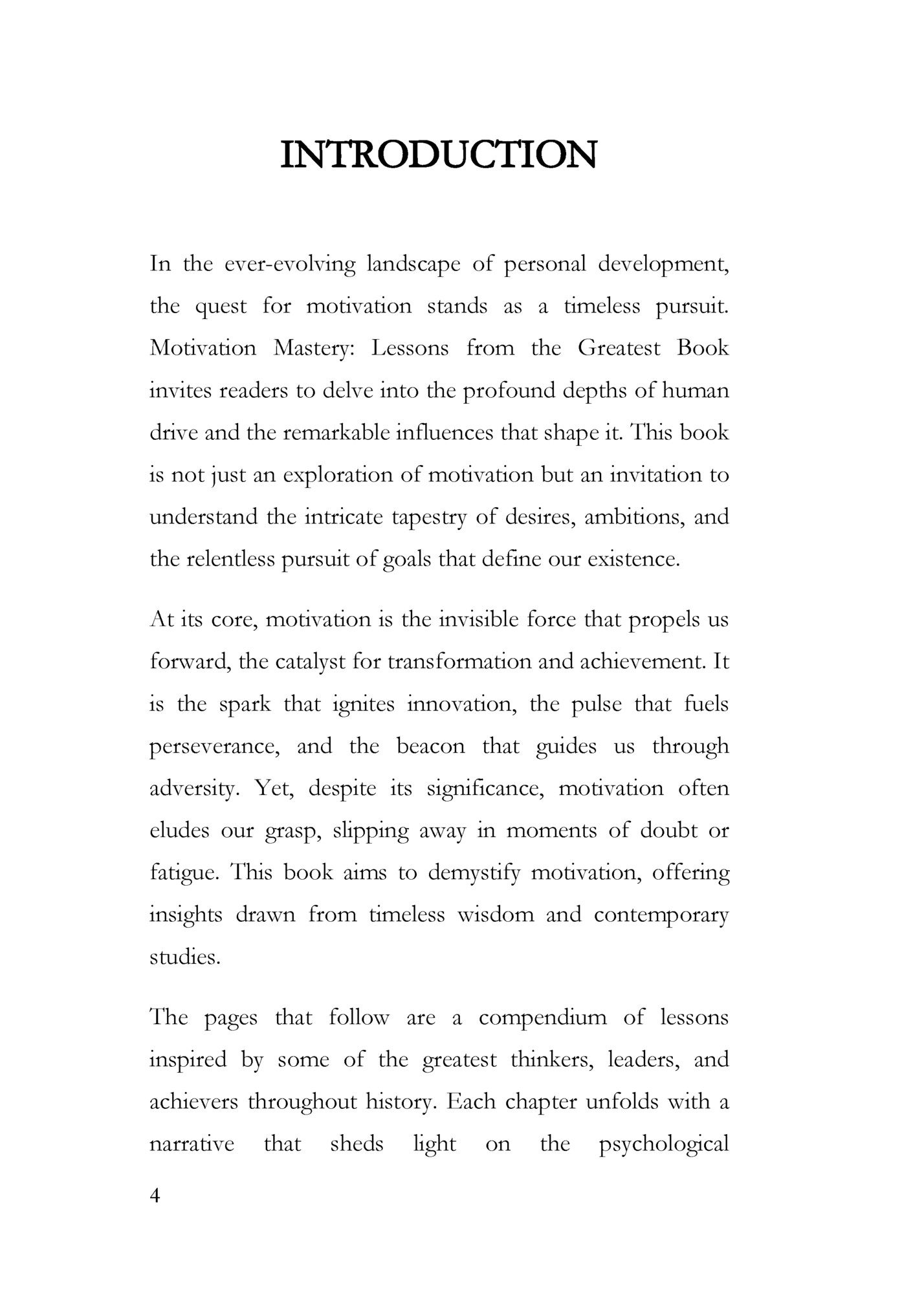 INTRODUCTION INTRODUCTION