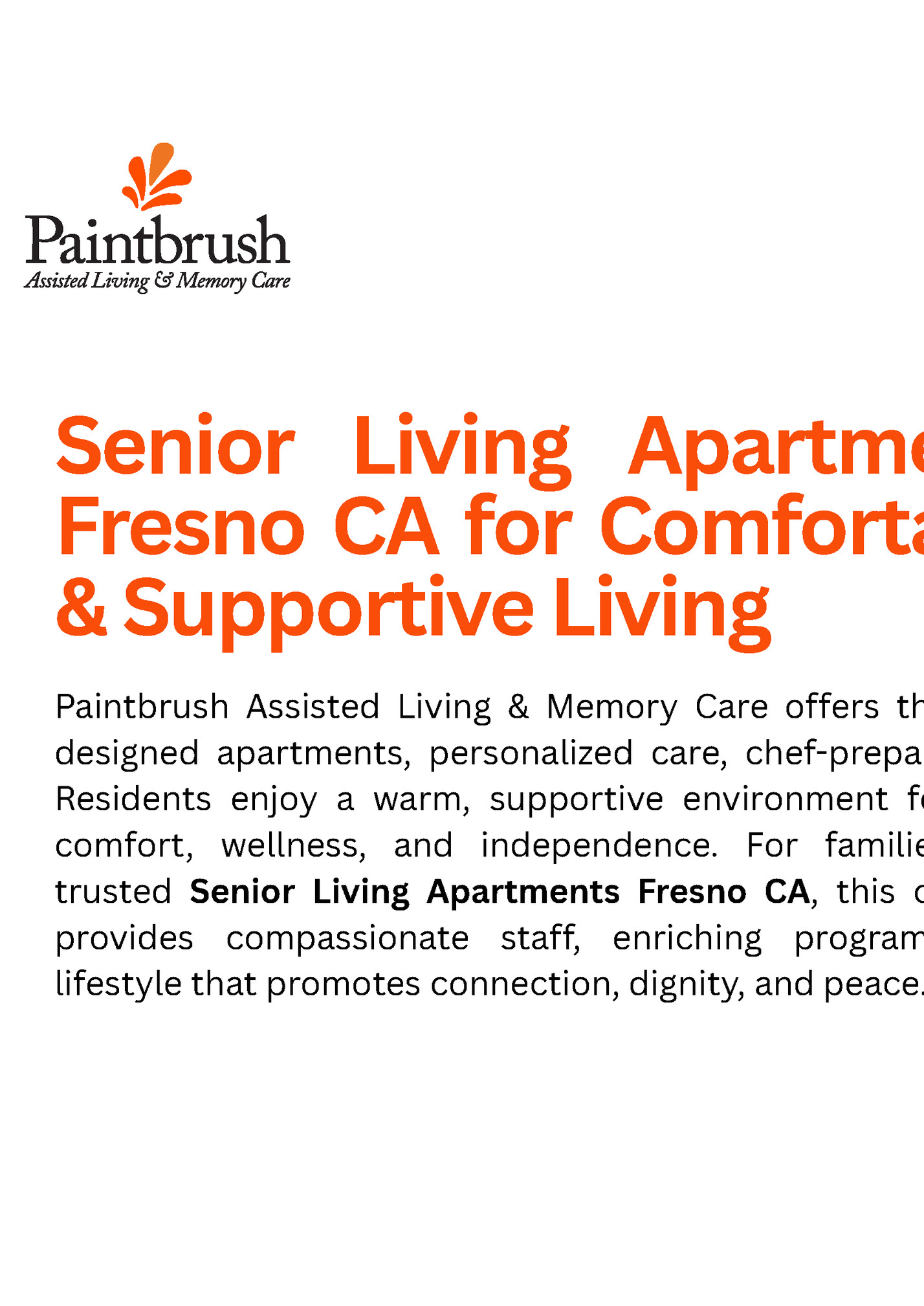 Senior Living Apartments
