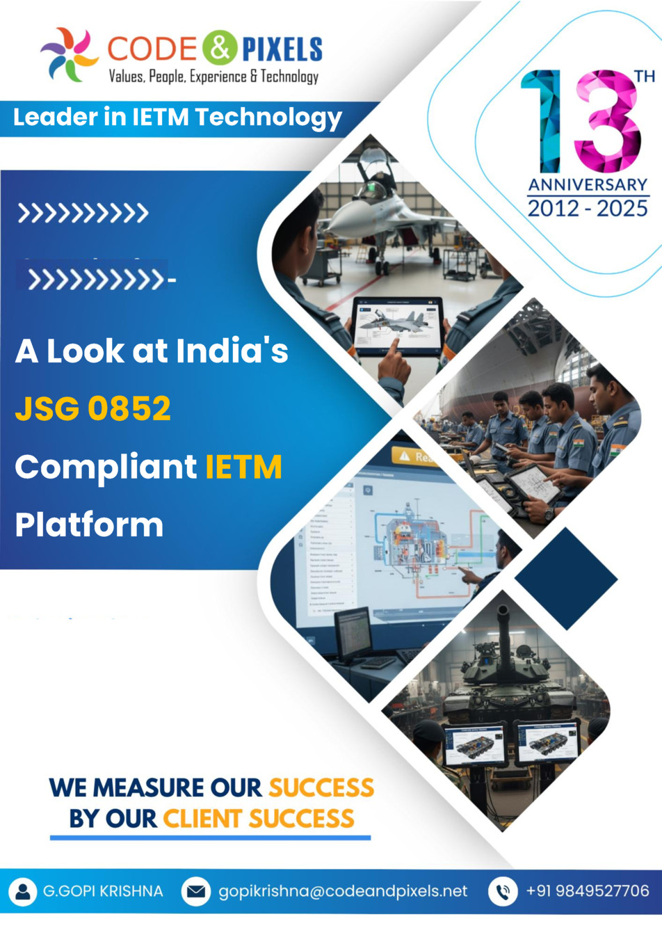 A Look at India's JSG 0852 Compliant IETM Platform