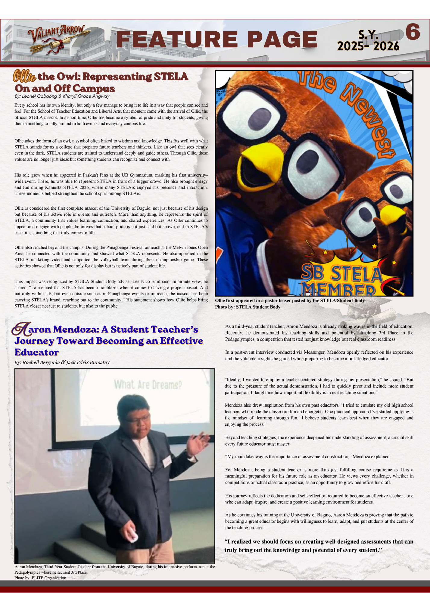 FEATURE PAGE