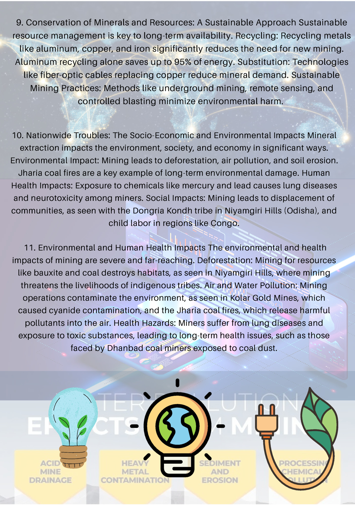 9. Conservation of Minerals and Resources: A Sustainable Approach Sustainable