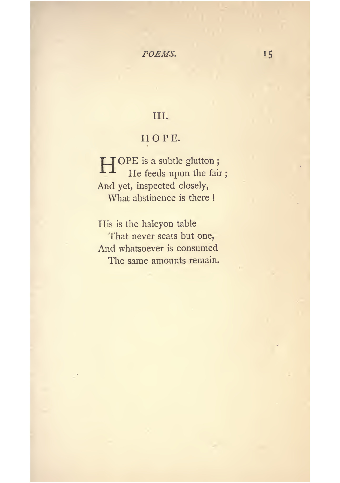 POEMS.