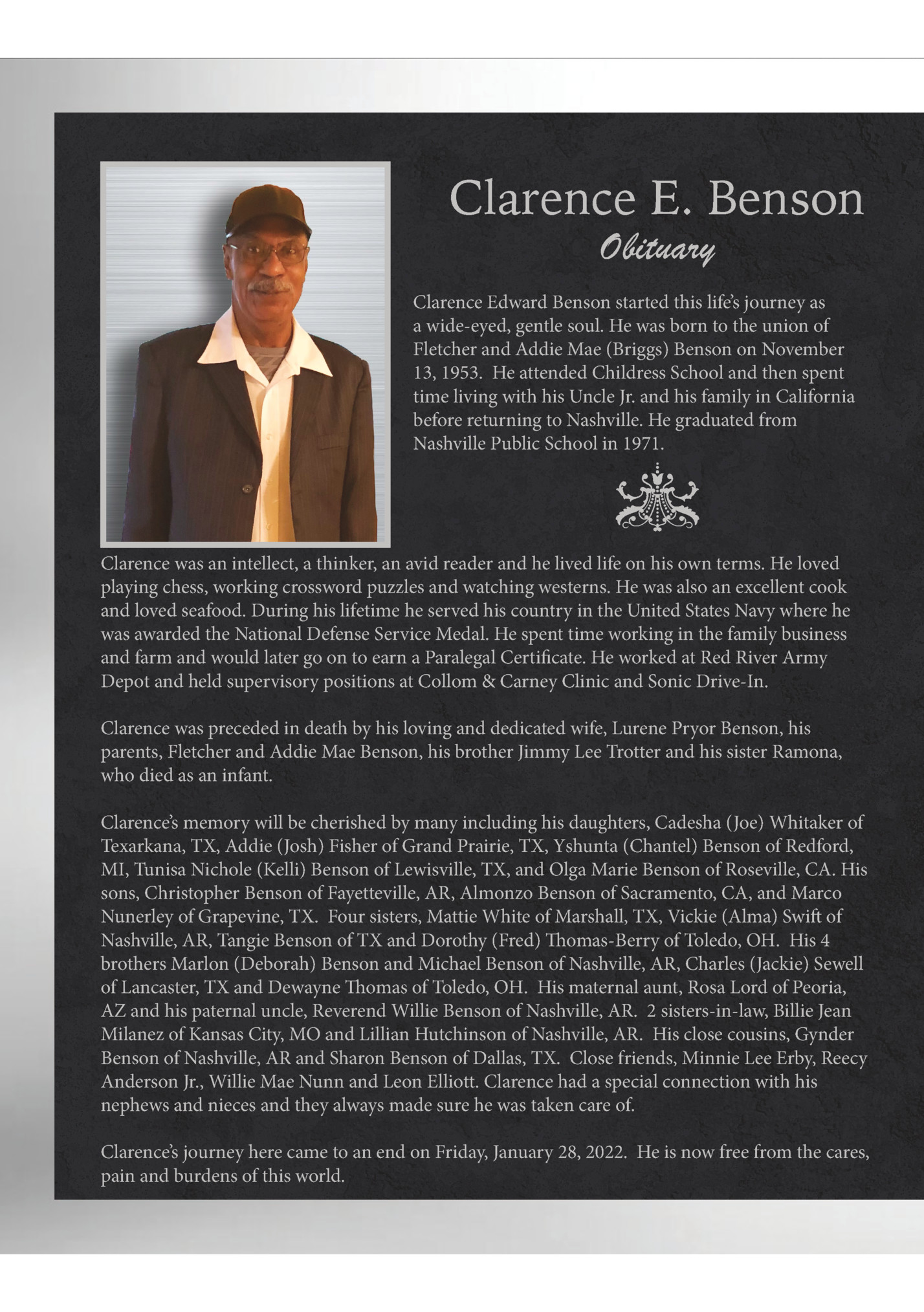 Clarence E. Benson