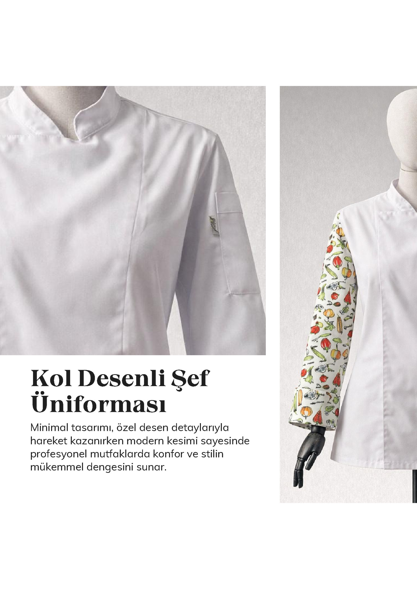 Kol Desenli Şef Kol Desenli Şef