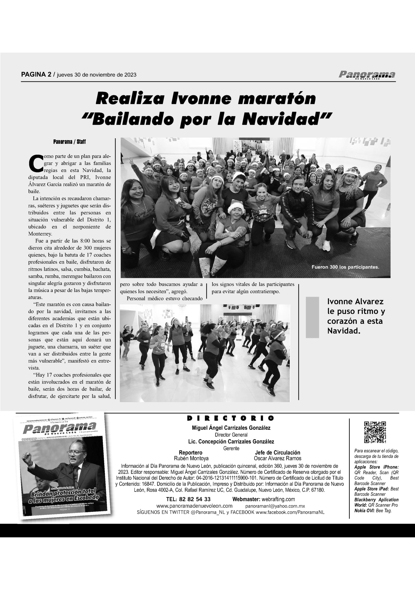 PAGINA 2 / jueves 30 de noviembre de 2023