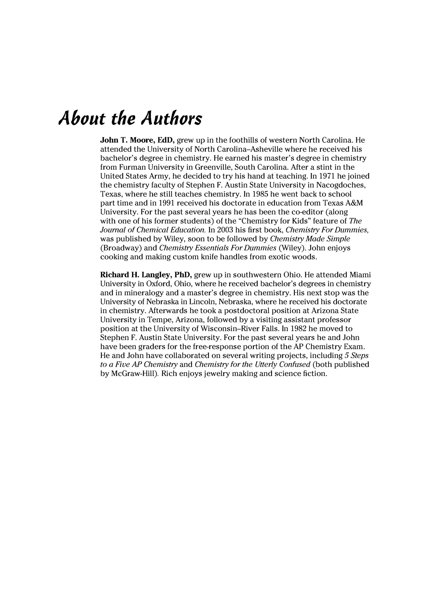 About the Authors