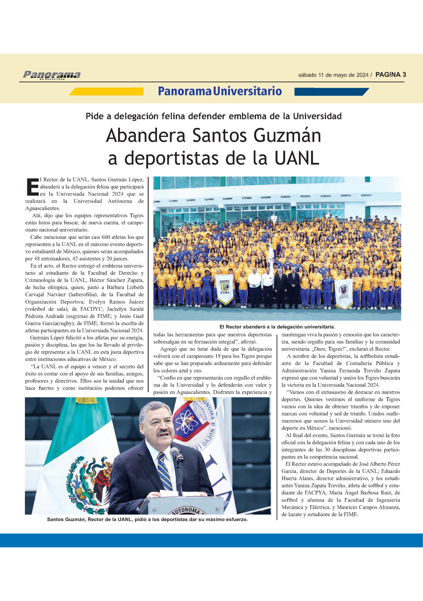 sábado 11 de mayo de 2024 / PAGINA 3