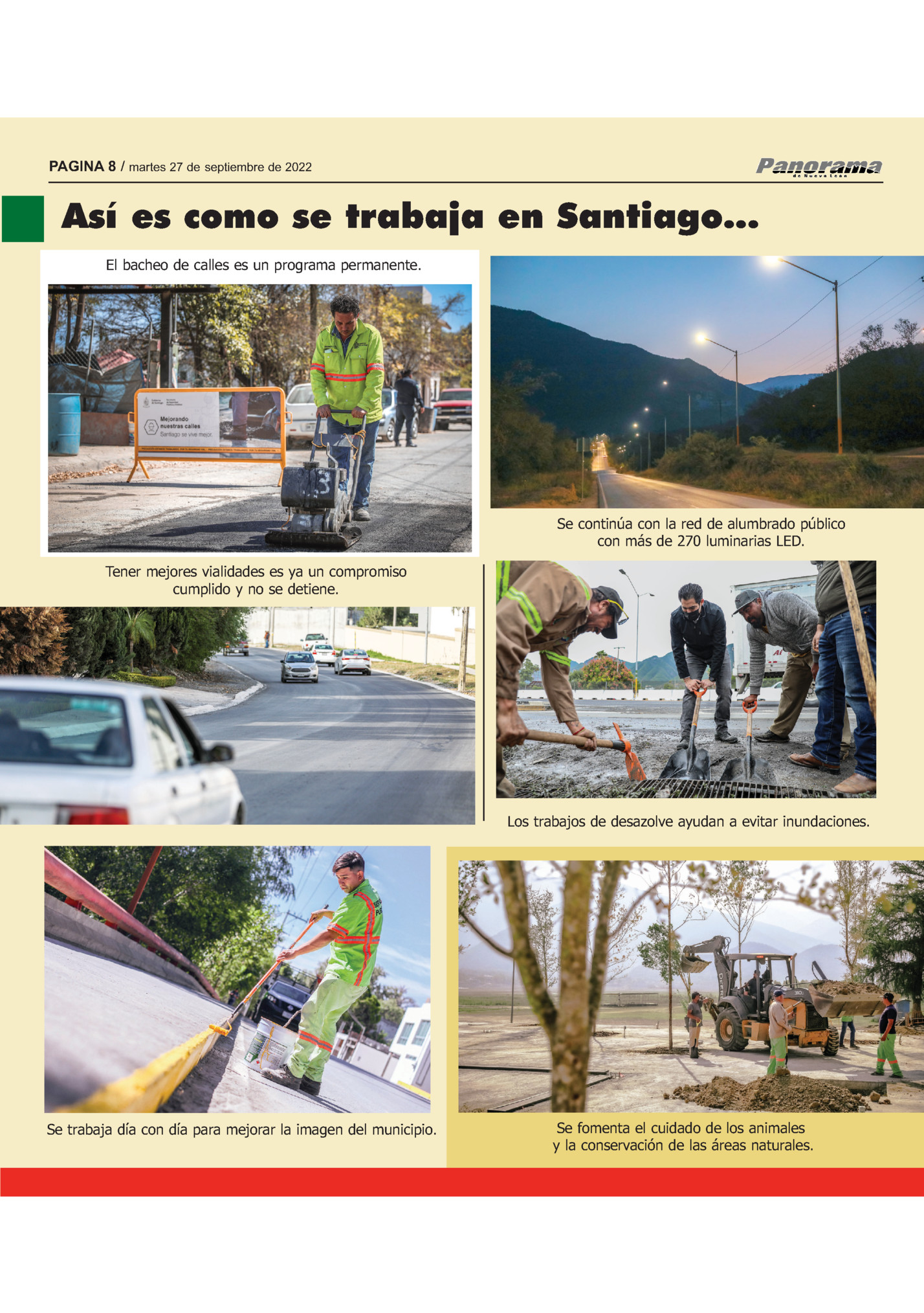 PAGINA 8 / martes 27 de septiembre de 2022