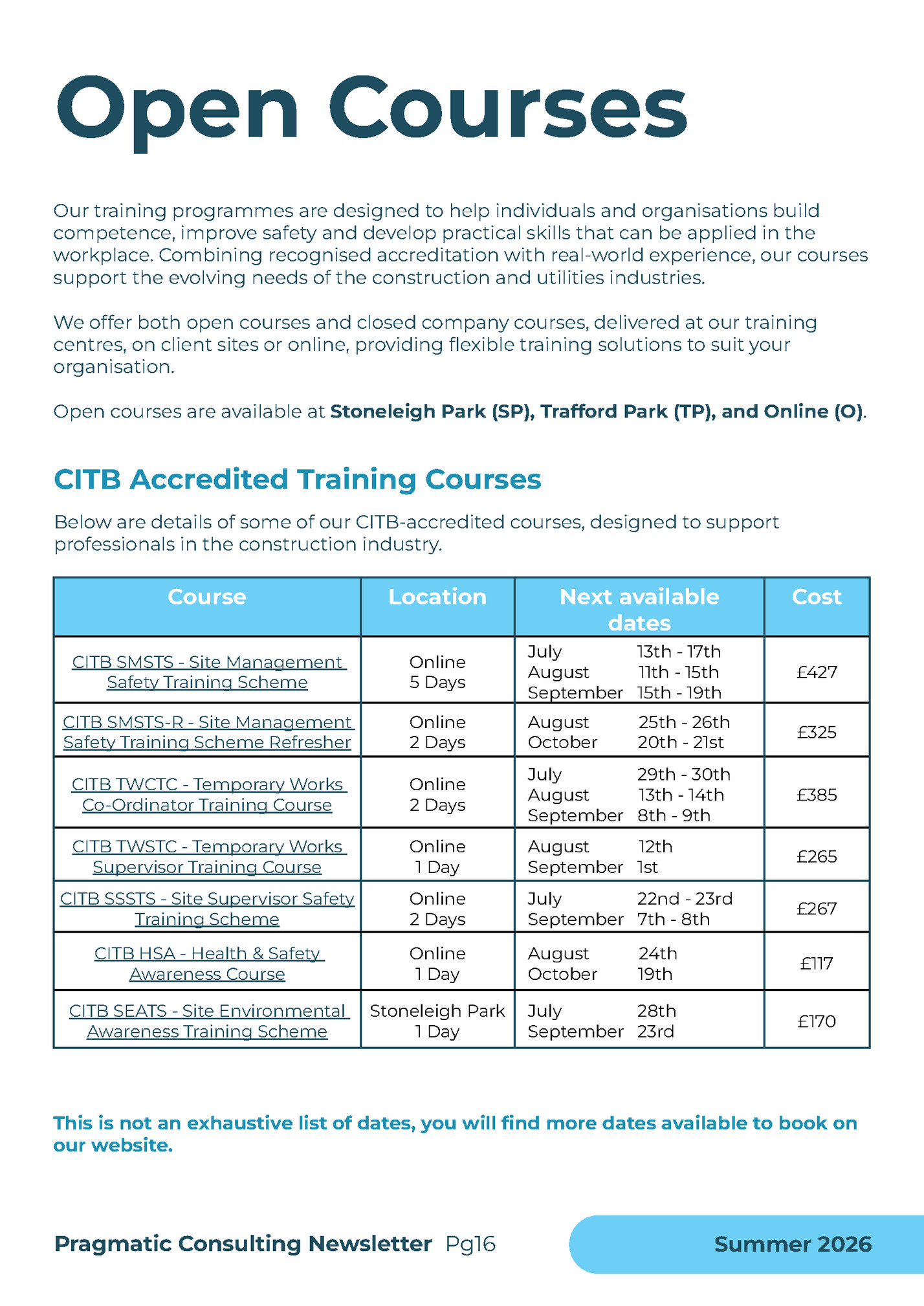 Open Courses Open Courses