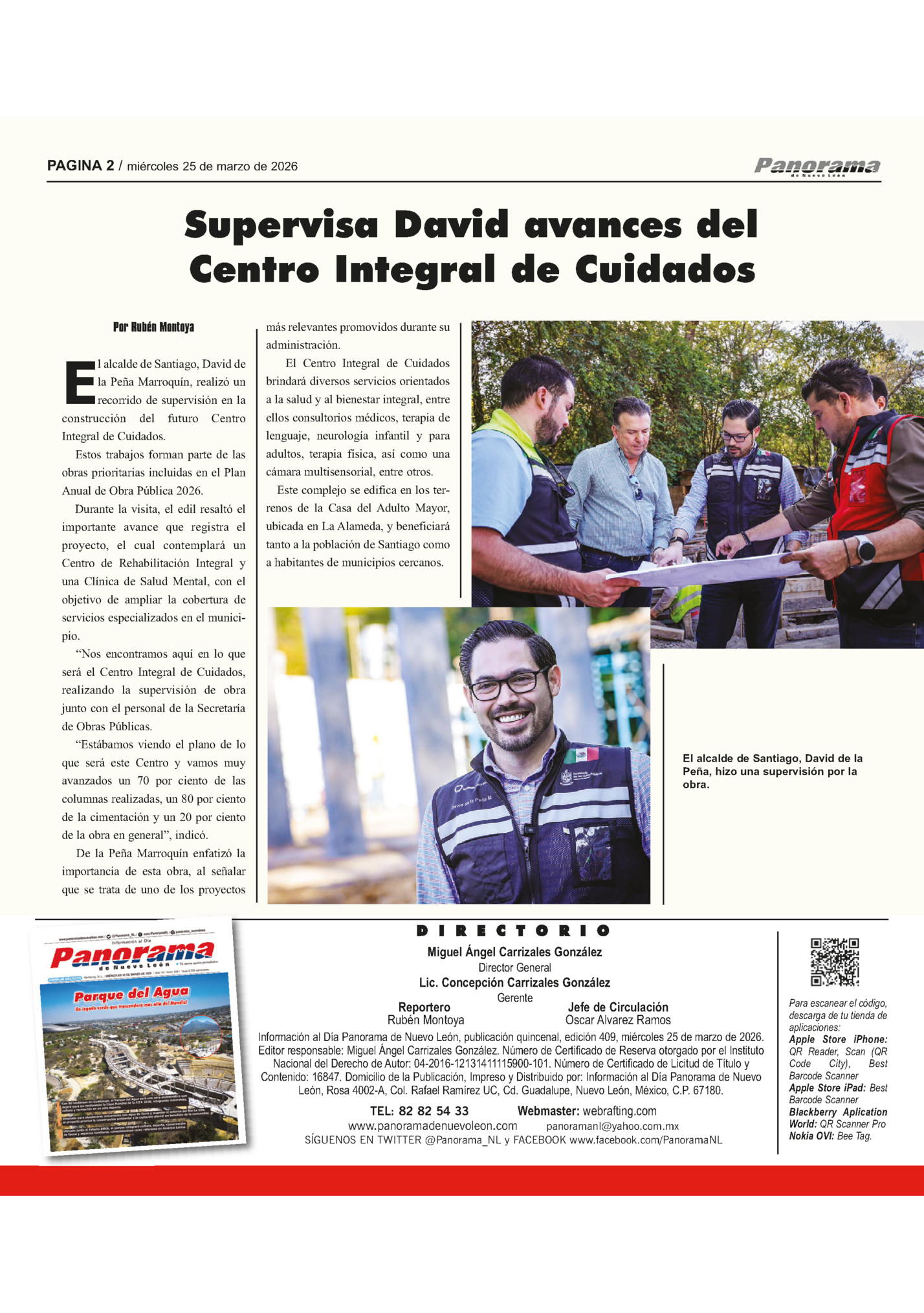 PAGINA 2 / miércoles 25 de marzo de 2026 PAGINA 2 / miércoles 25 de marzo de 2026