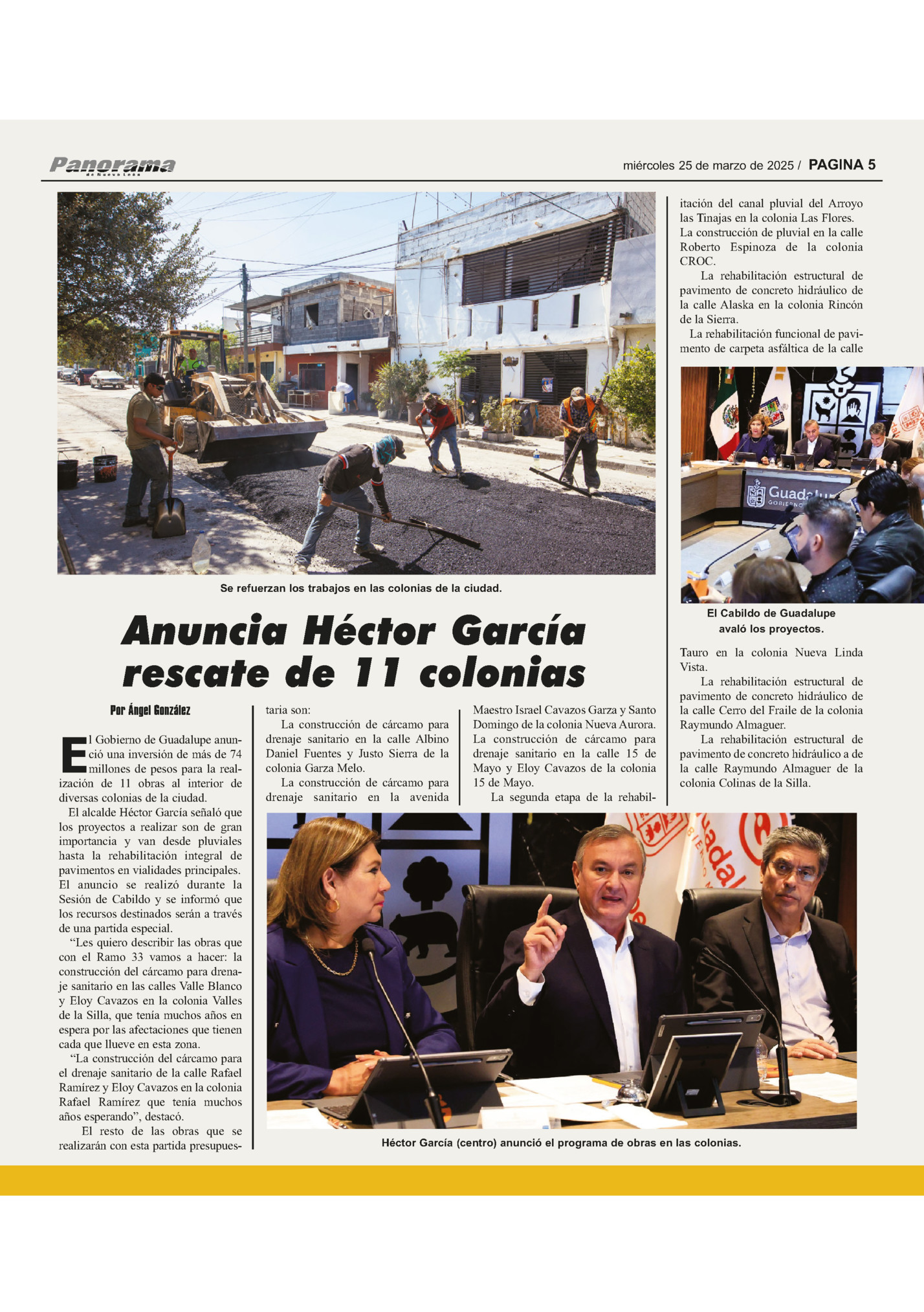 miércoles 25 de marzo de 2025 / PAGINA 5 miércoles 25 de marzo de 2025 / PAGINA 5