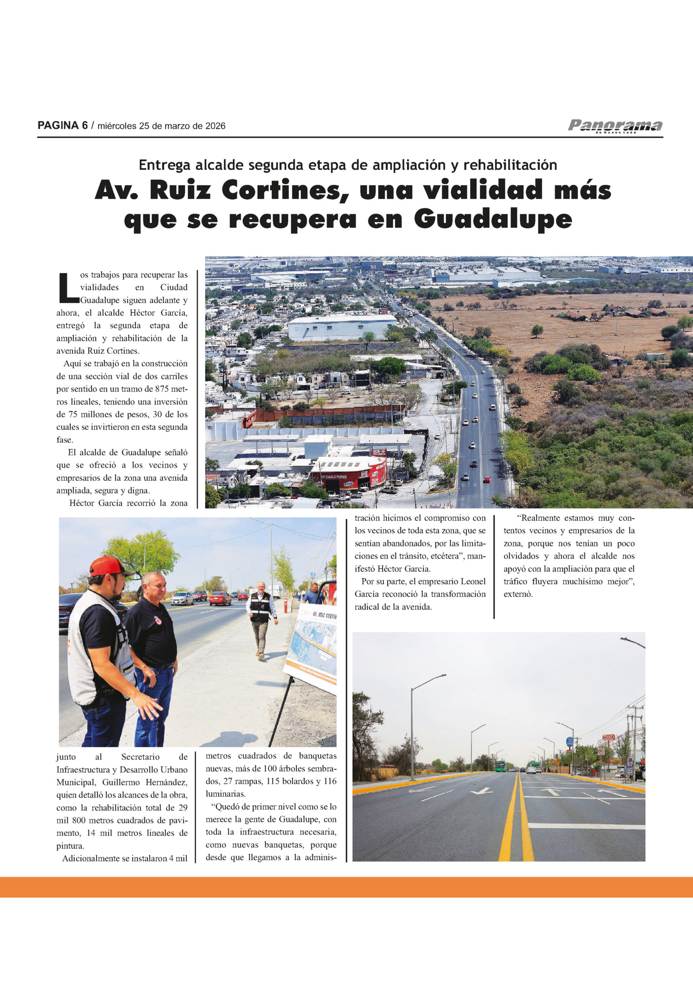 PAGINA 6 / miércoles 25 de marzo de 2026 PAGINA 6 / miércoles 25 de marzo de 2026