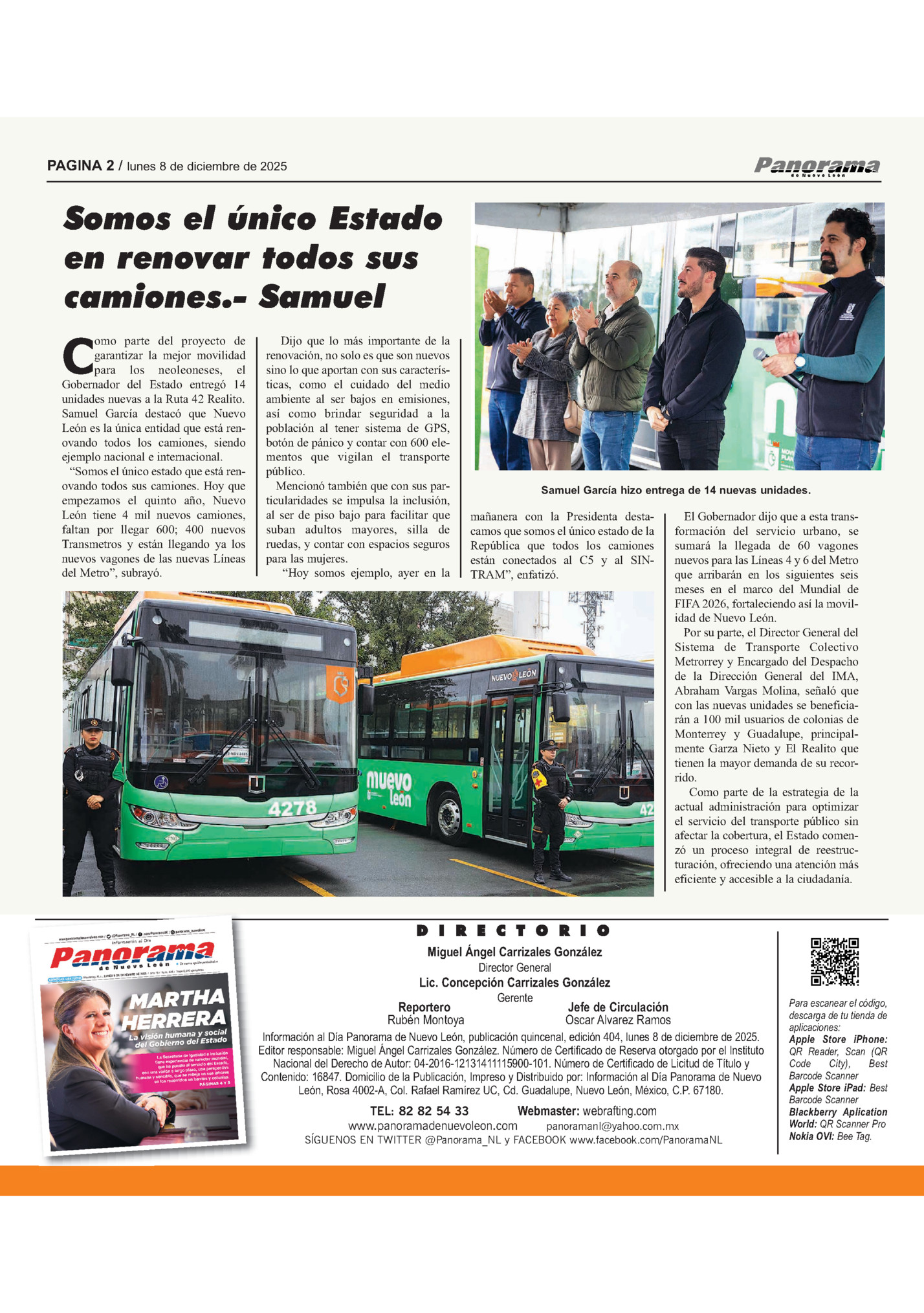 PAGINA 2 / lunes 8 de diciembre de 2025