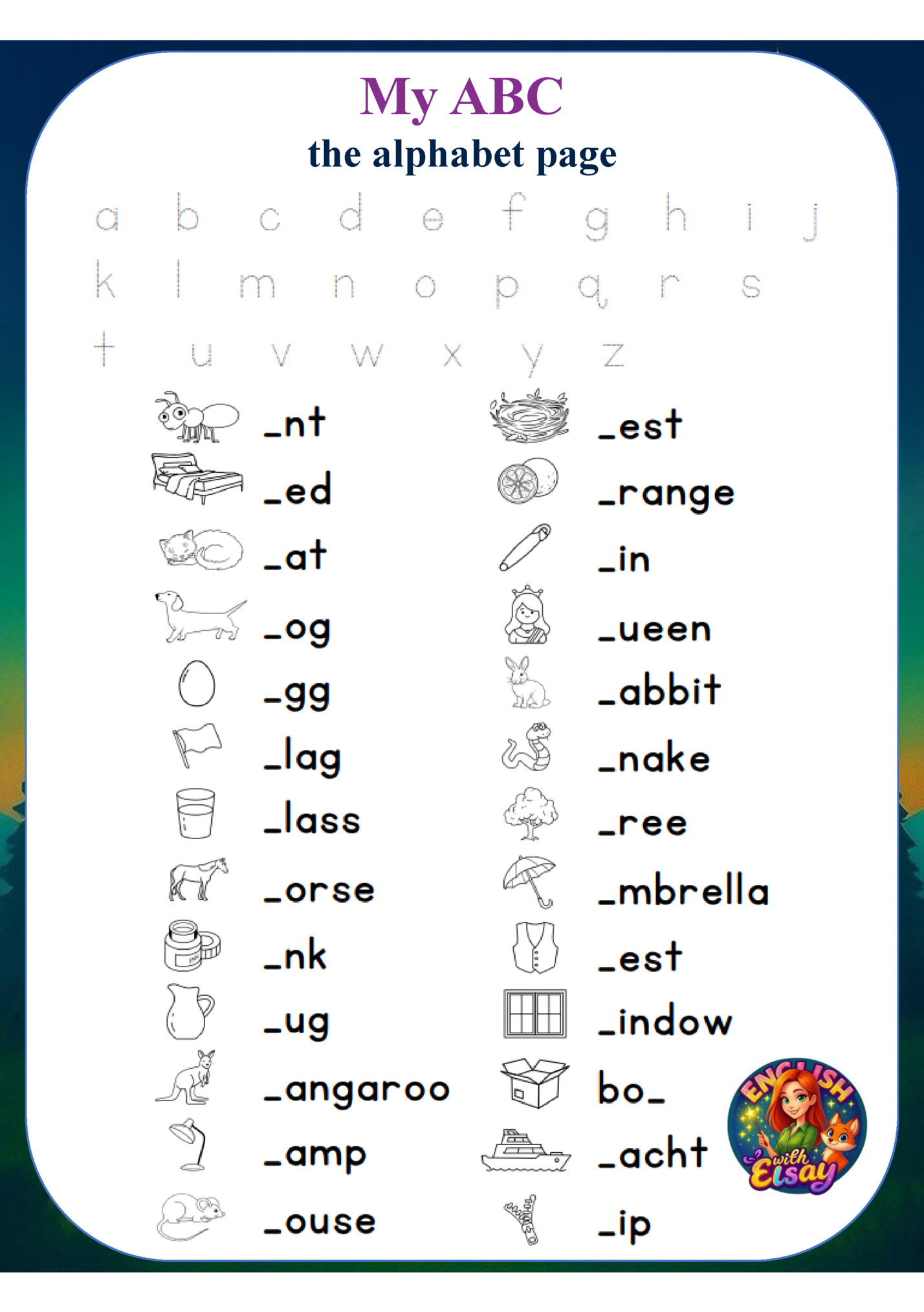 My ABC