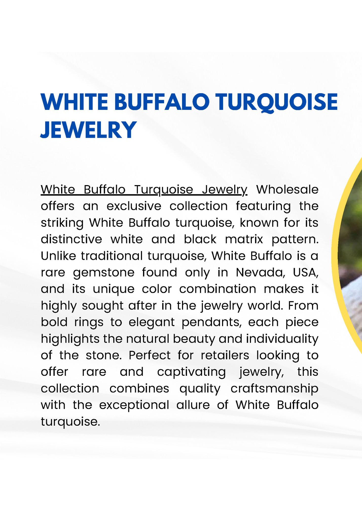 WHITE BUFFALO TURQUOISE