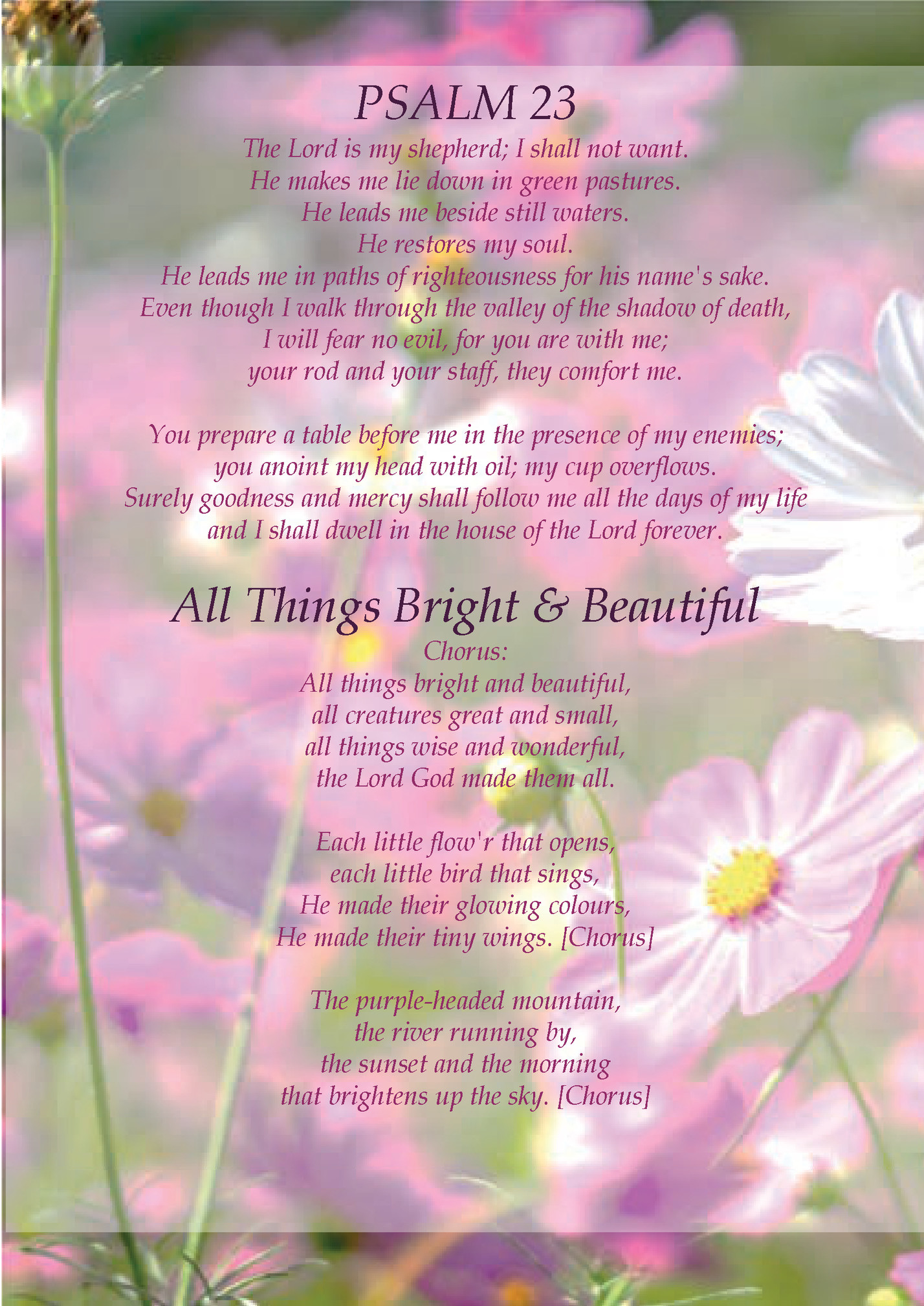 PSALM 23