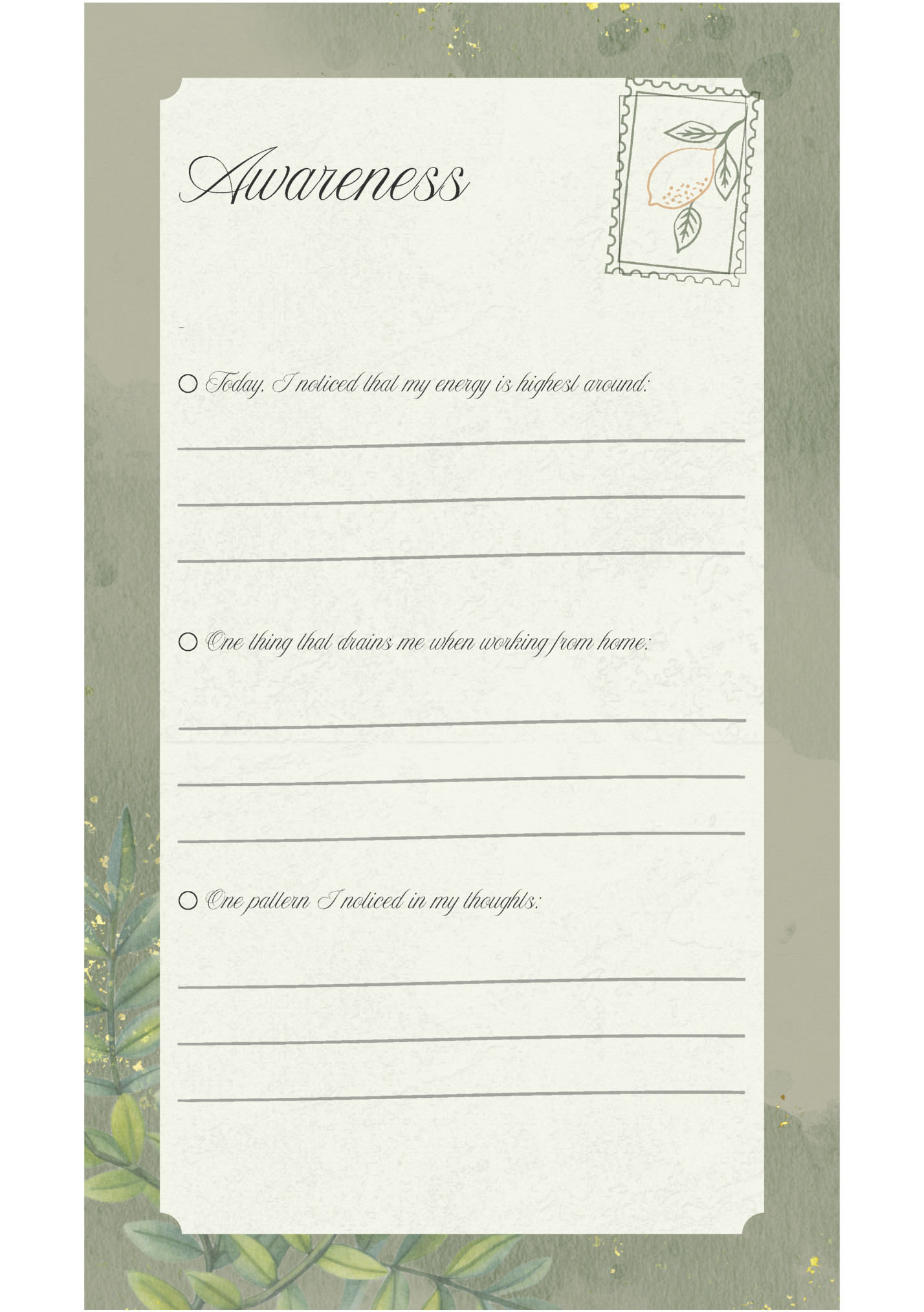 Awareness