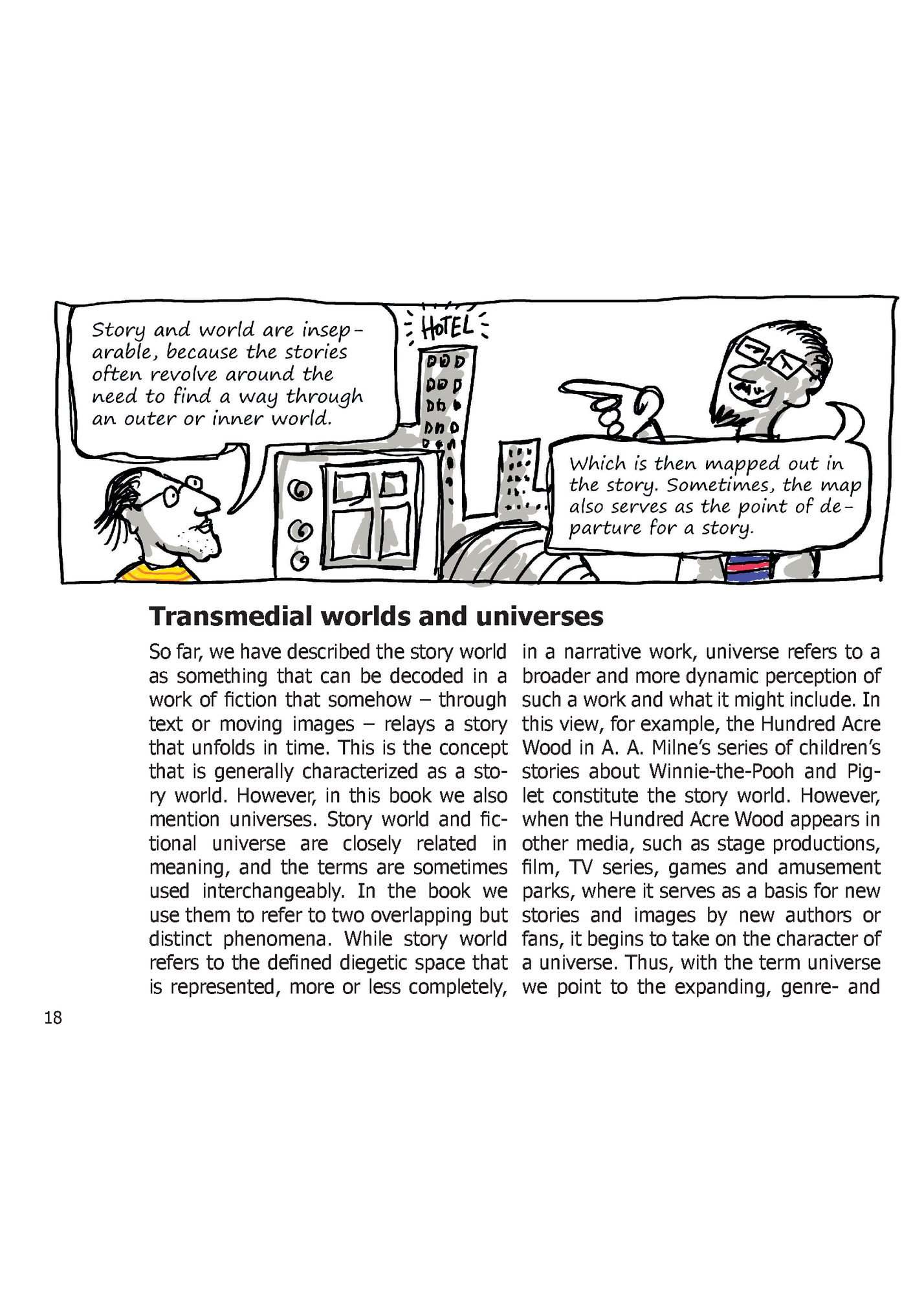 Transmedial worlds and universes