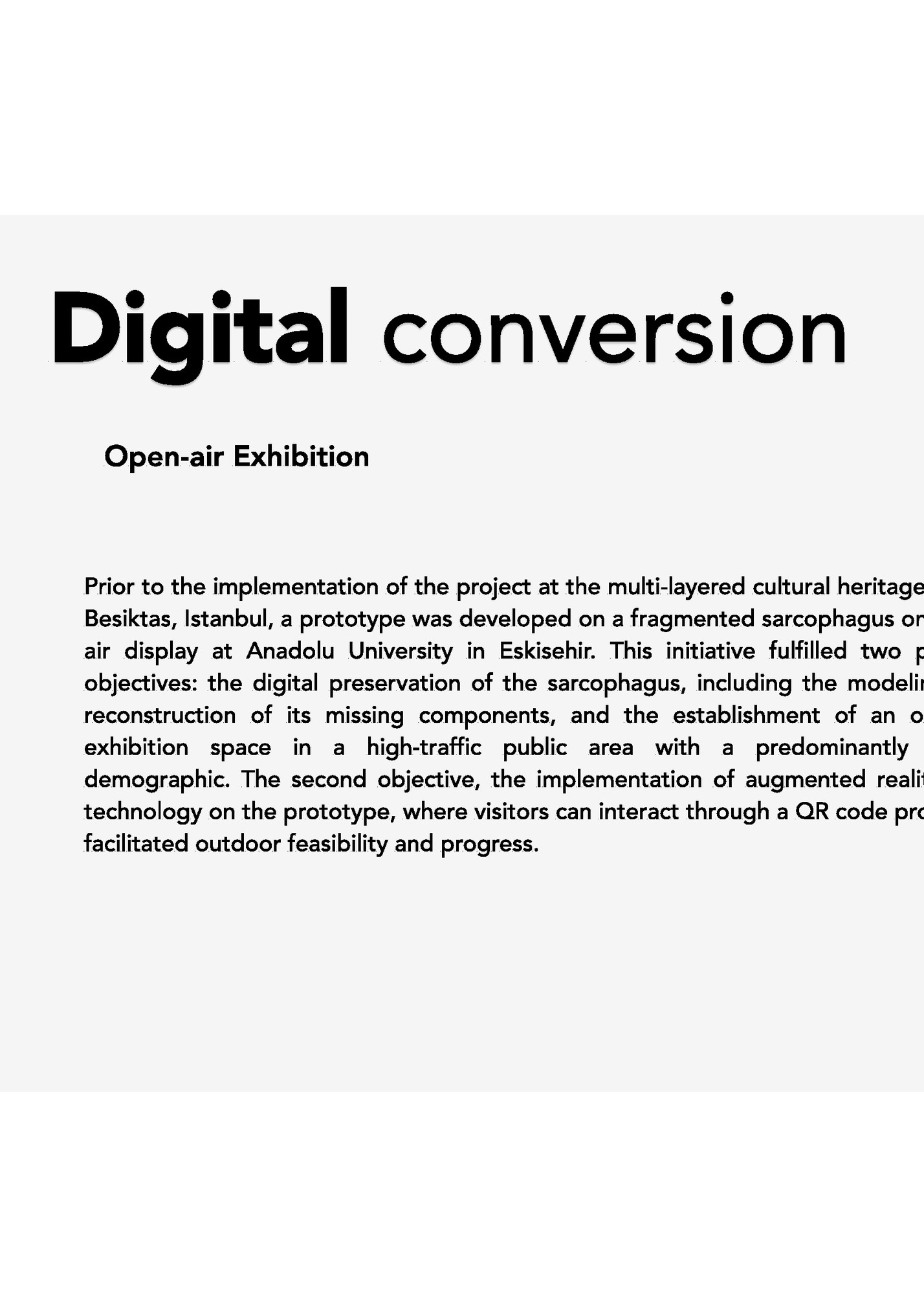 Digital conversion