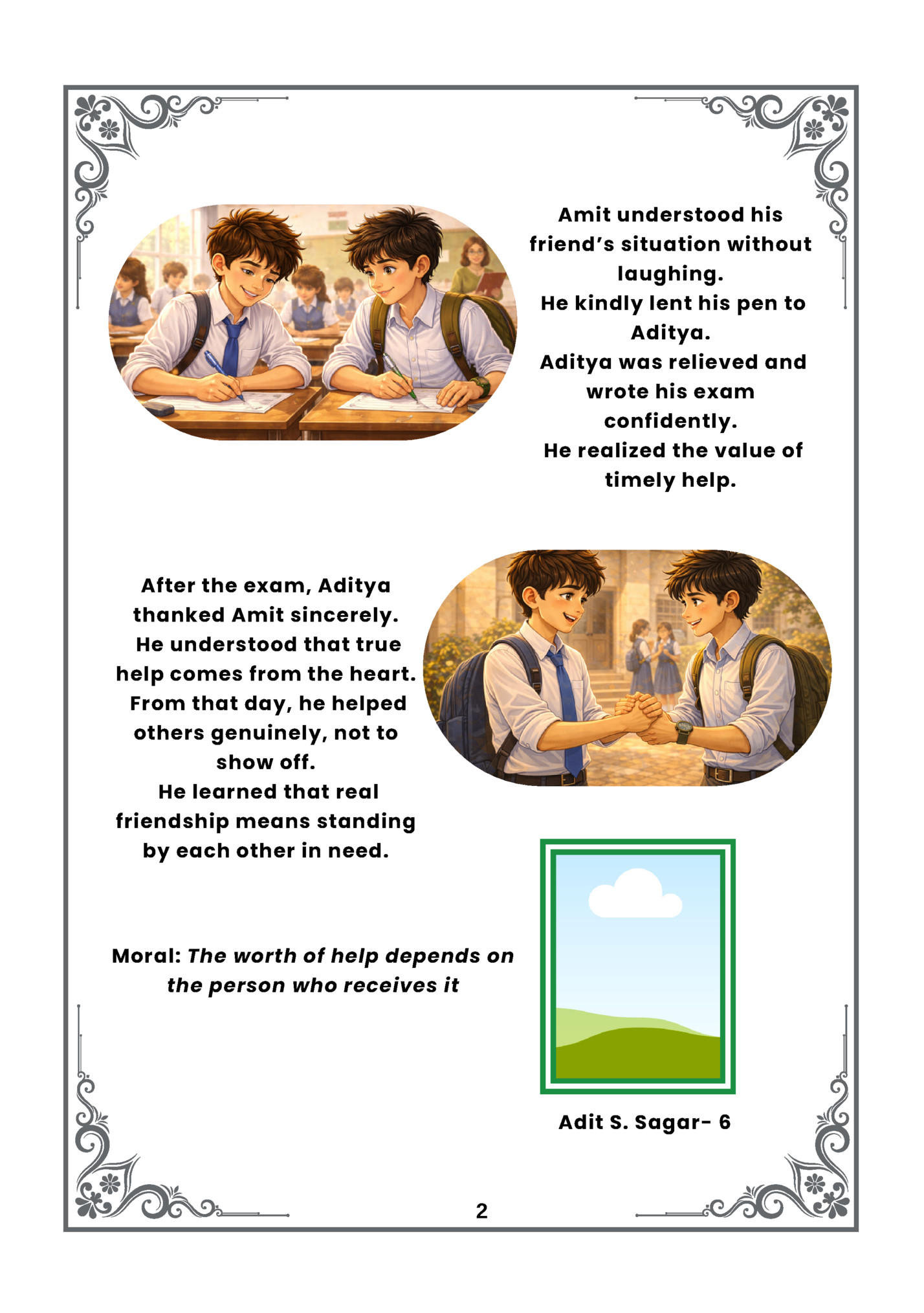 Amit understood his Amit understood his