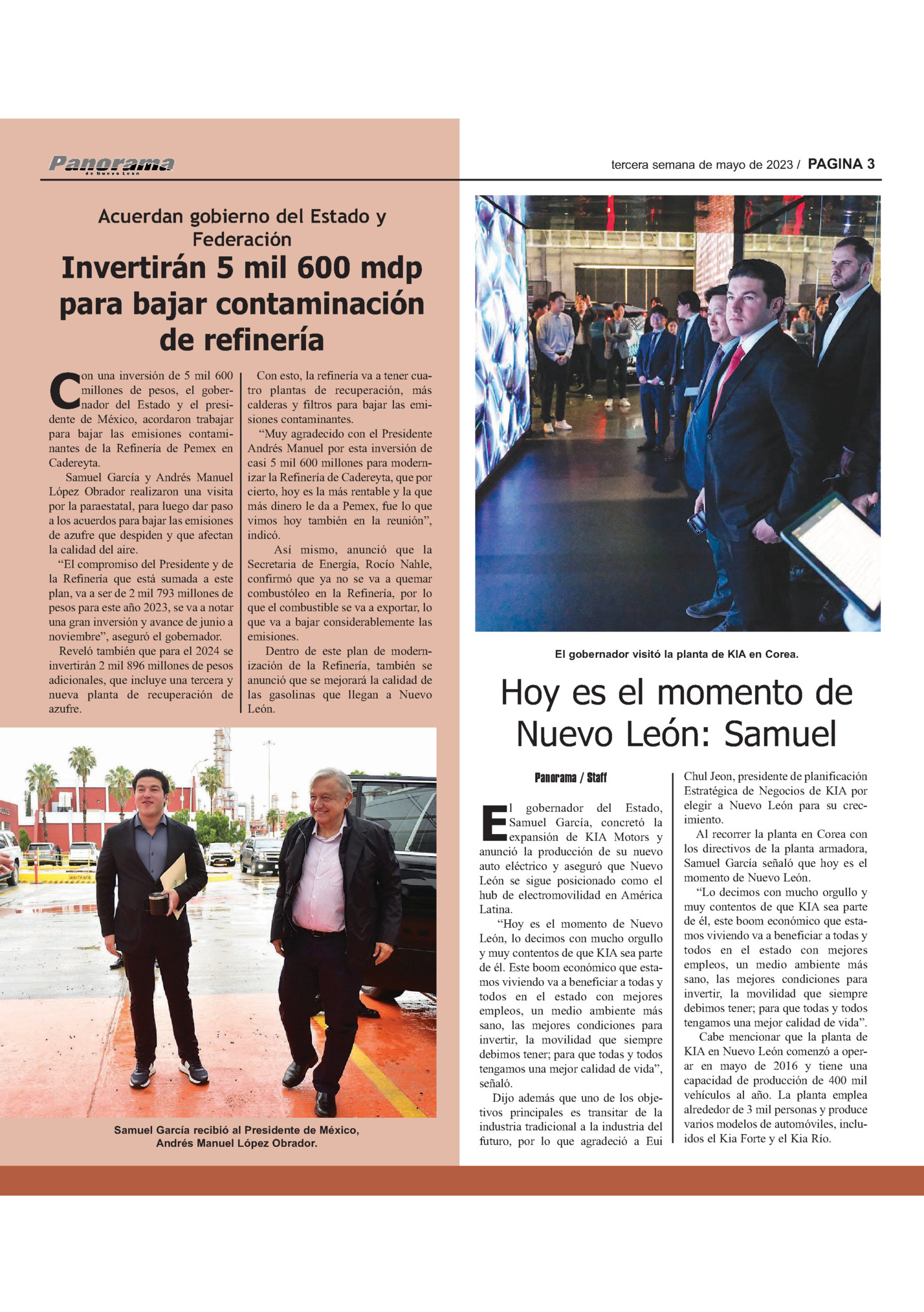 tercera semana de mayo de 2023 / PAGINA 3