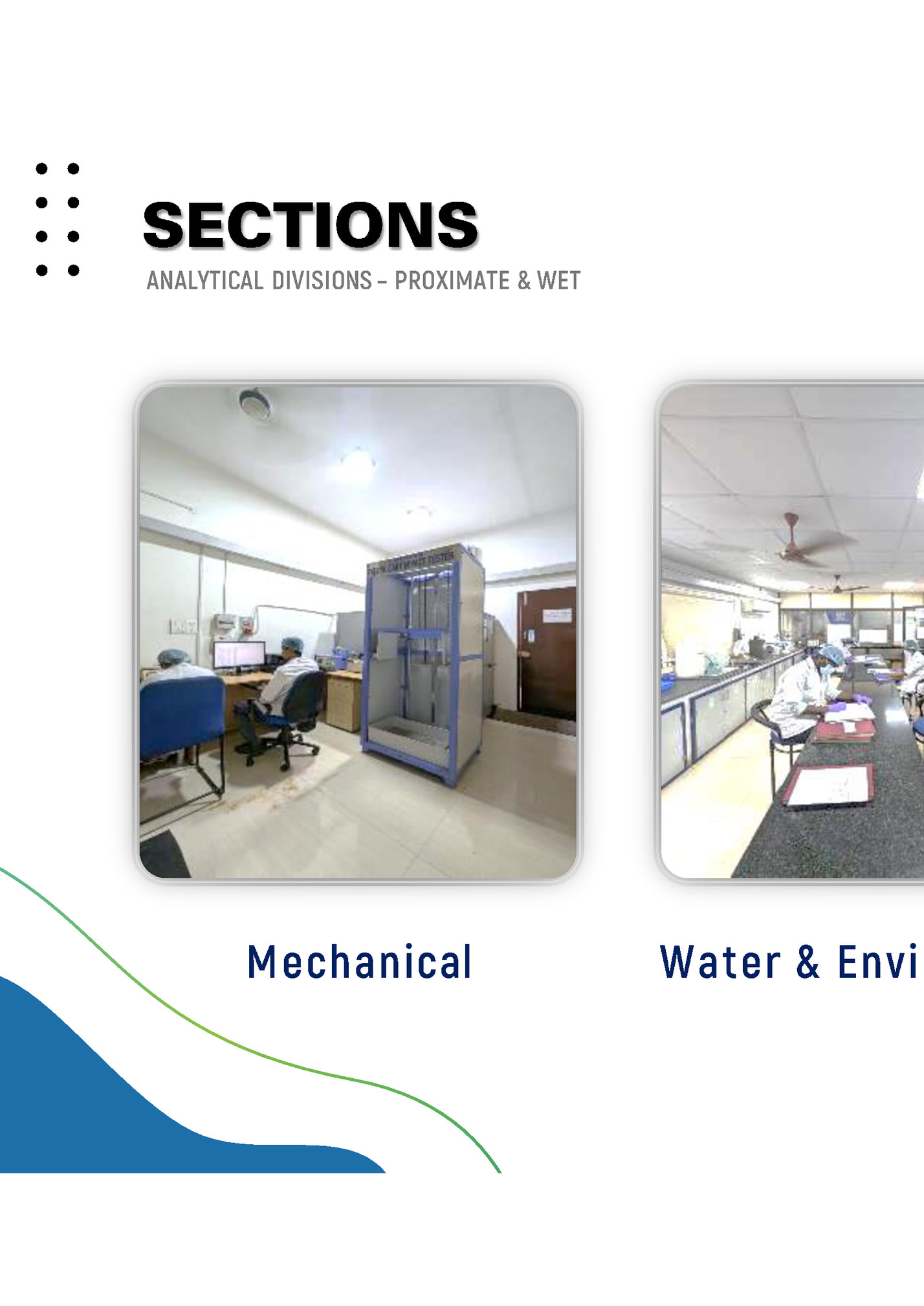 ANALYTICAL DIVISIONS – PROXIMATE & WET