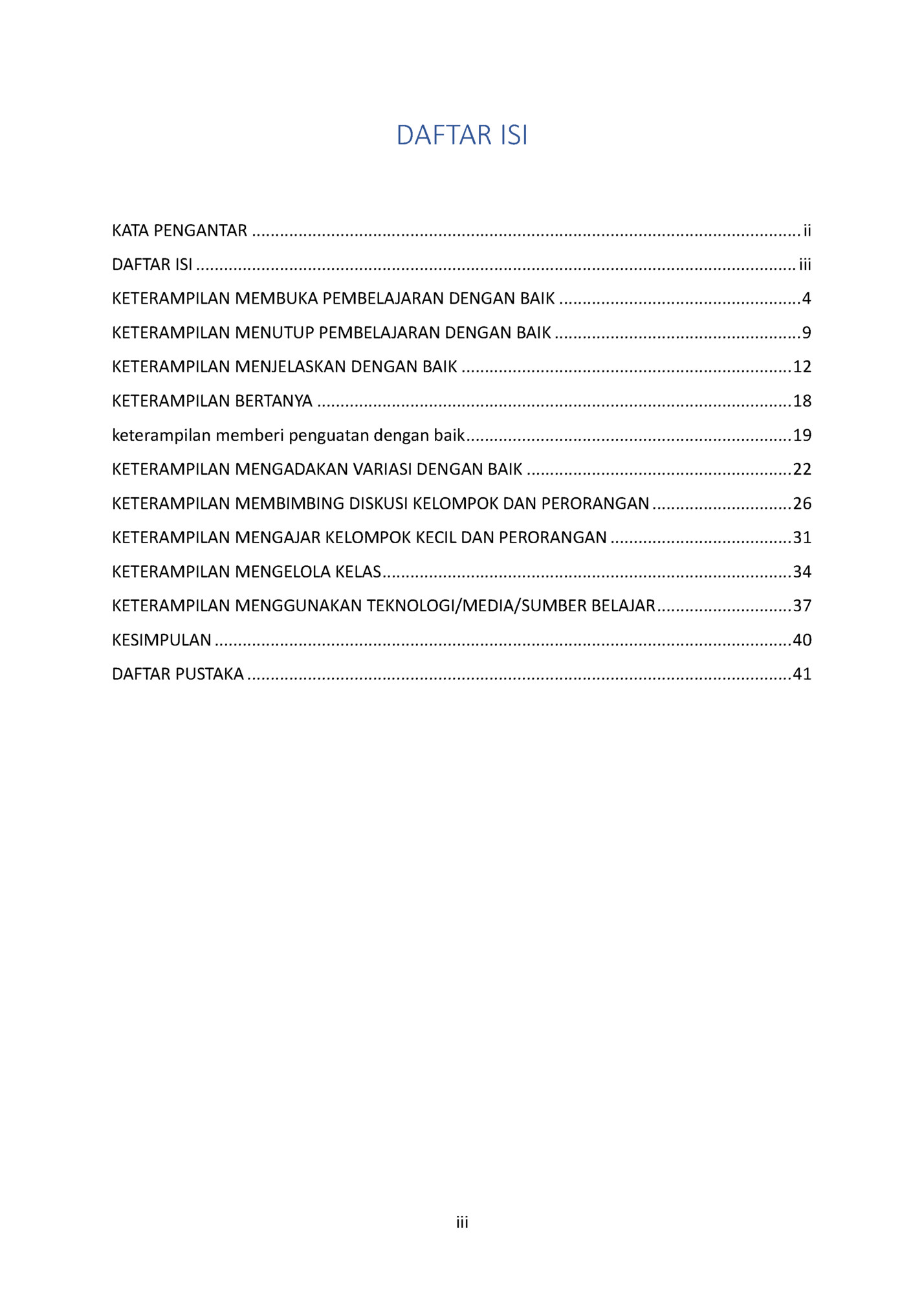 DAFTAR ISI