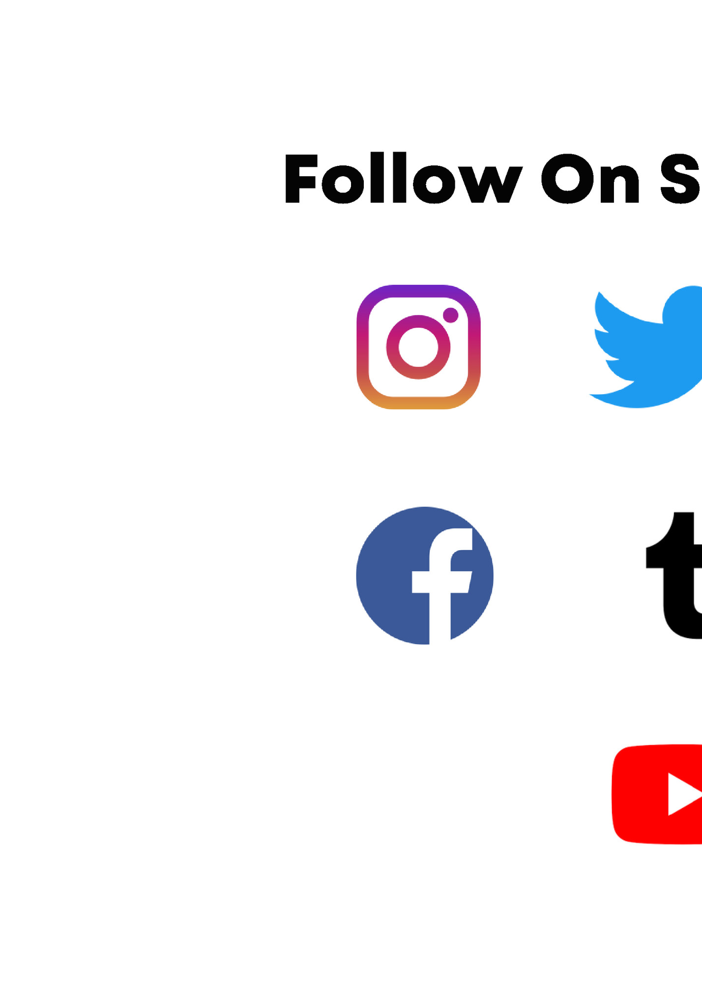 Follow On Social Media