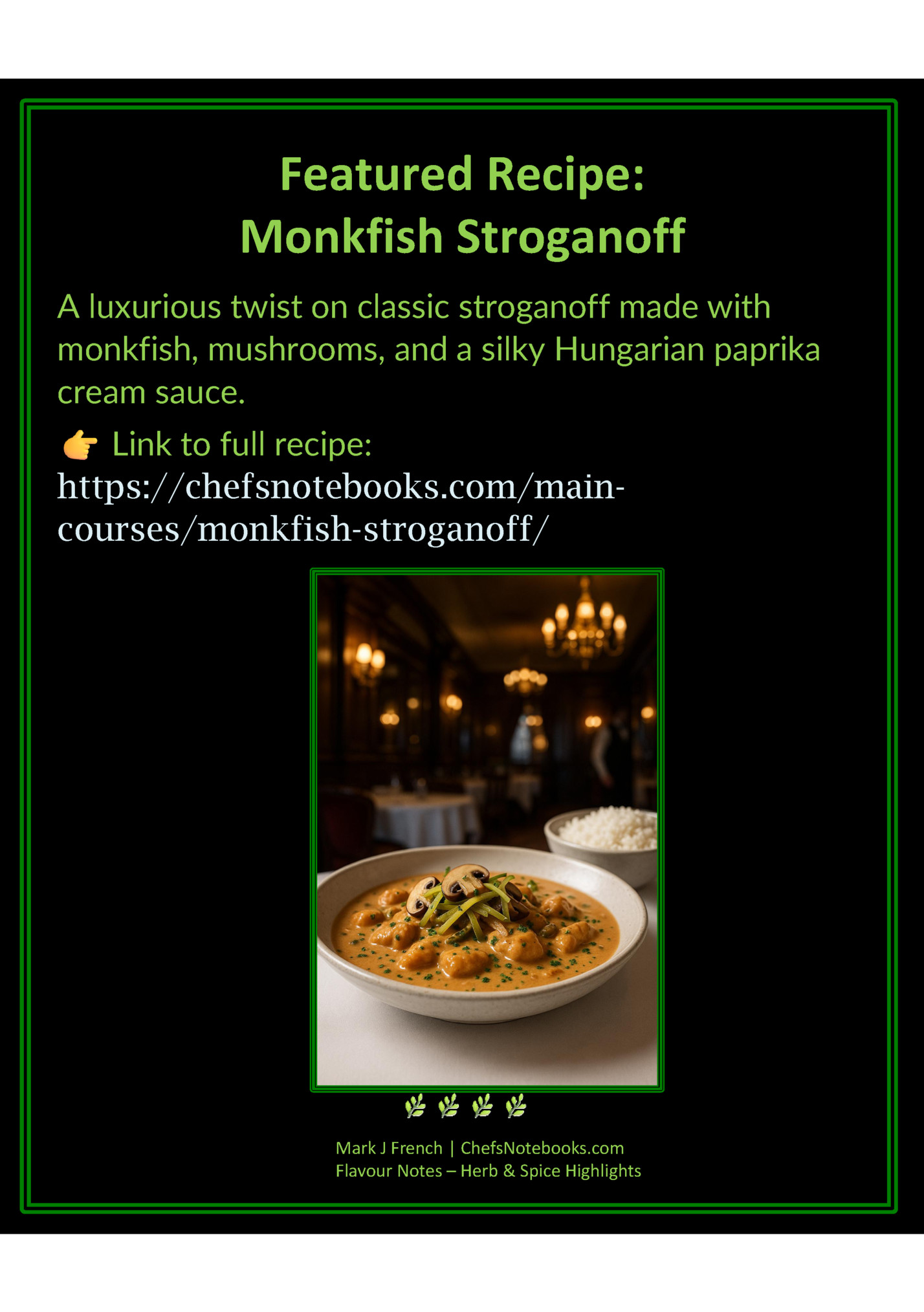 Featured Recipe: Featured Recipe: