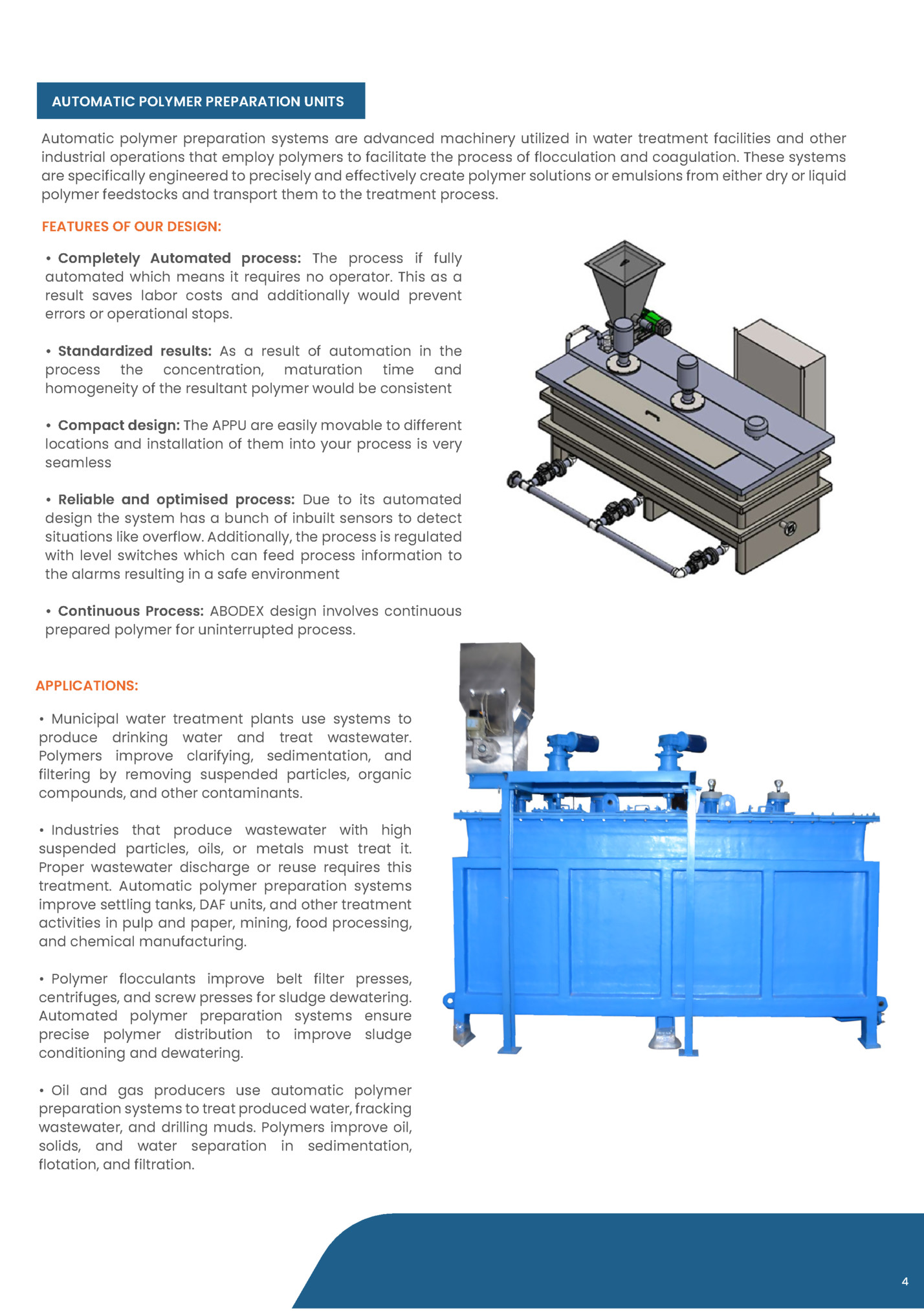 AUTOMATIC POLYMER PREPARATION UNITS UNITS