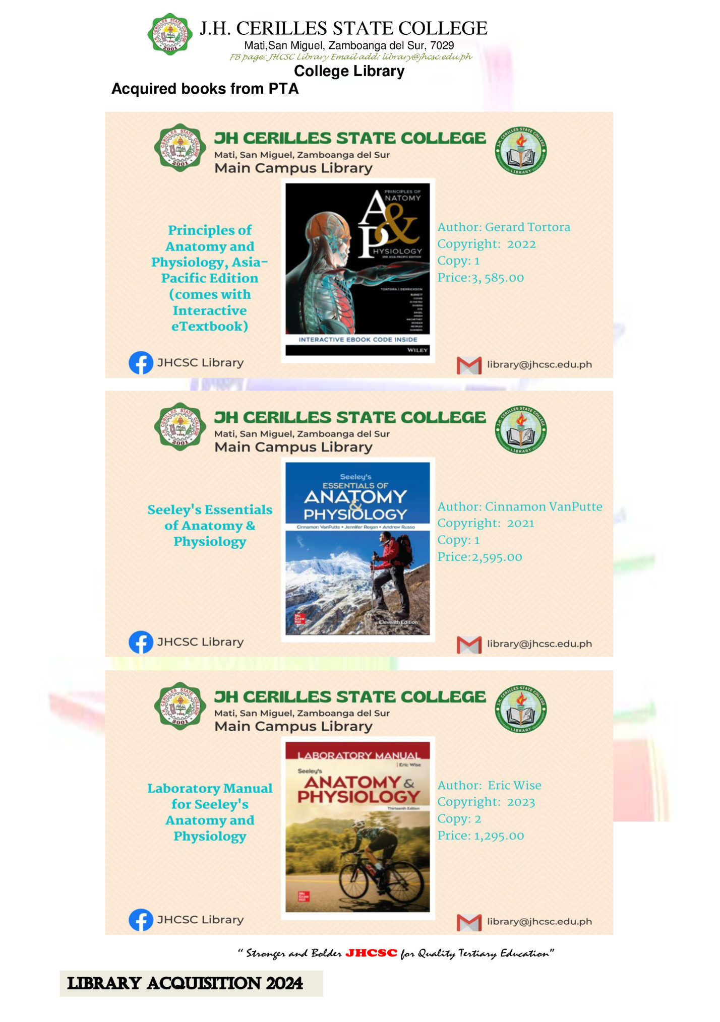 J.H. CERILLES STATE COLLEGE J.H. CERILLES STATE COLLEGE