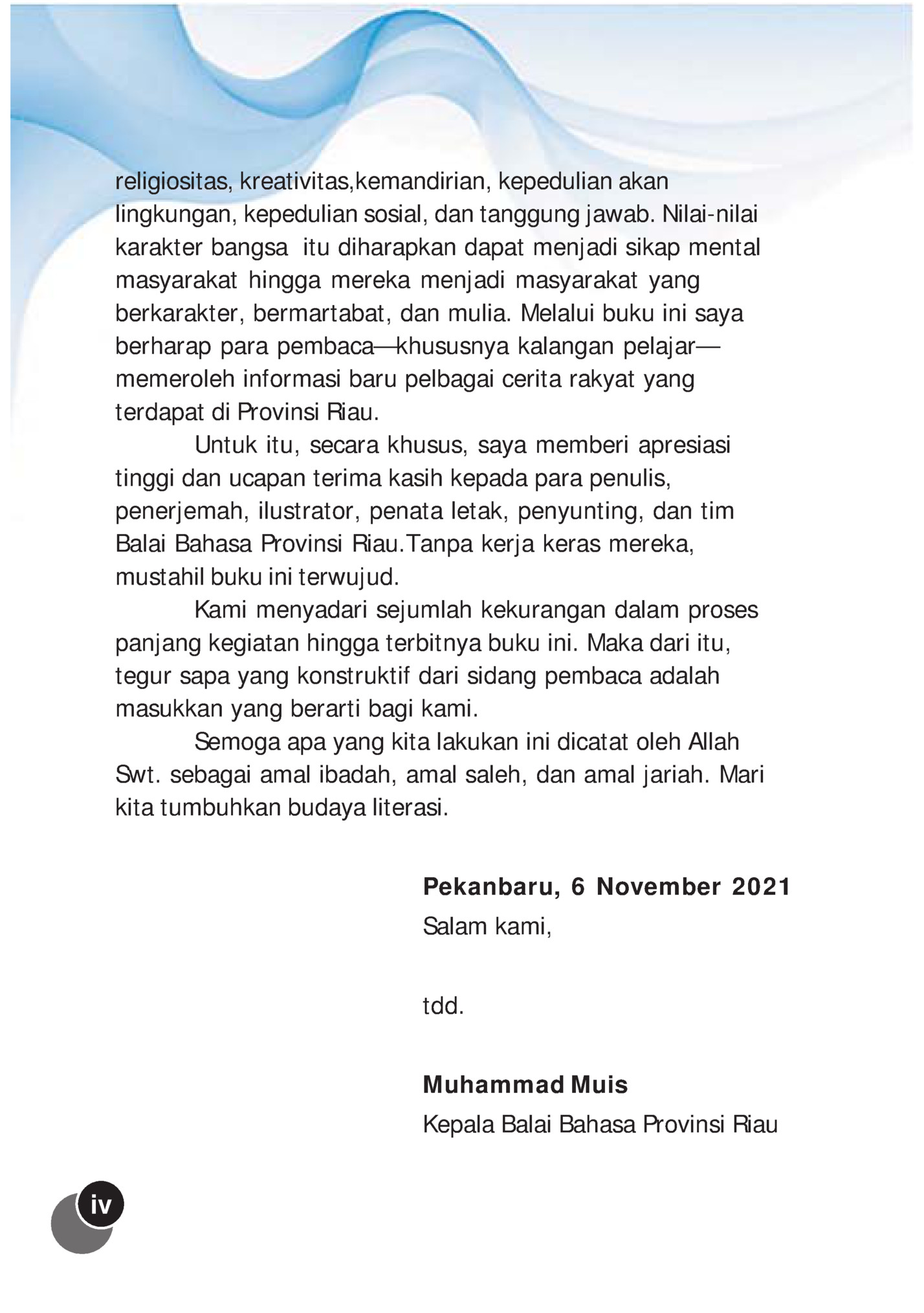 religiositas, kreativitas,kemandirian, kepedulian akan