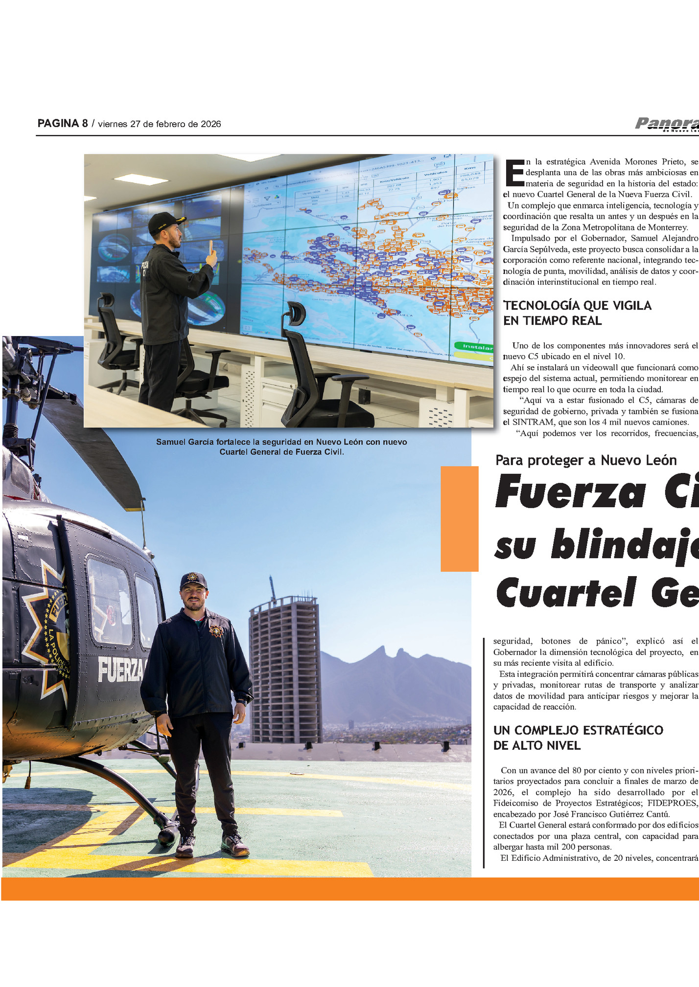 PAGINA 8 / viernes 27 de febrero de 2026 PAGINA 8 / viernes 27 de febrero de 2026