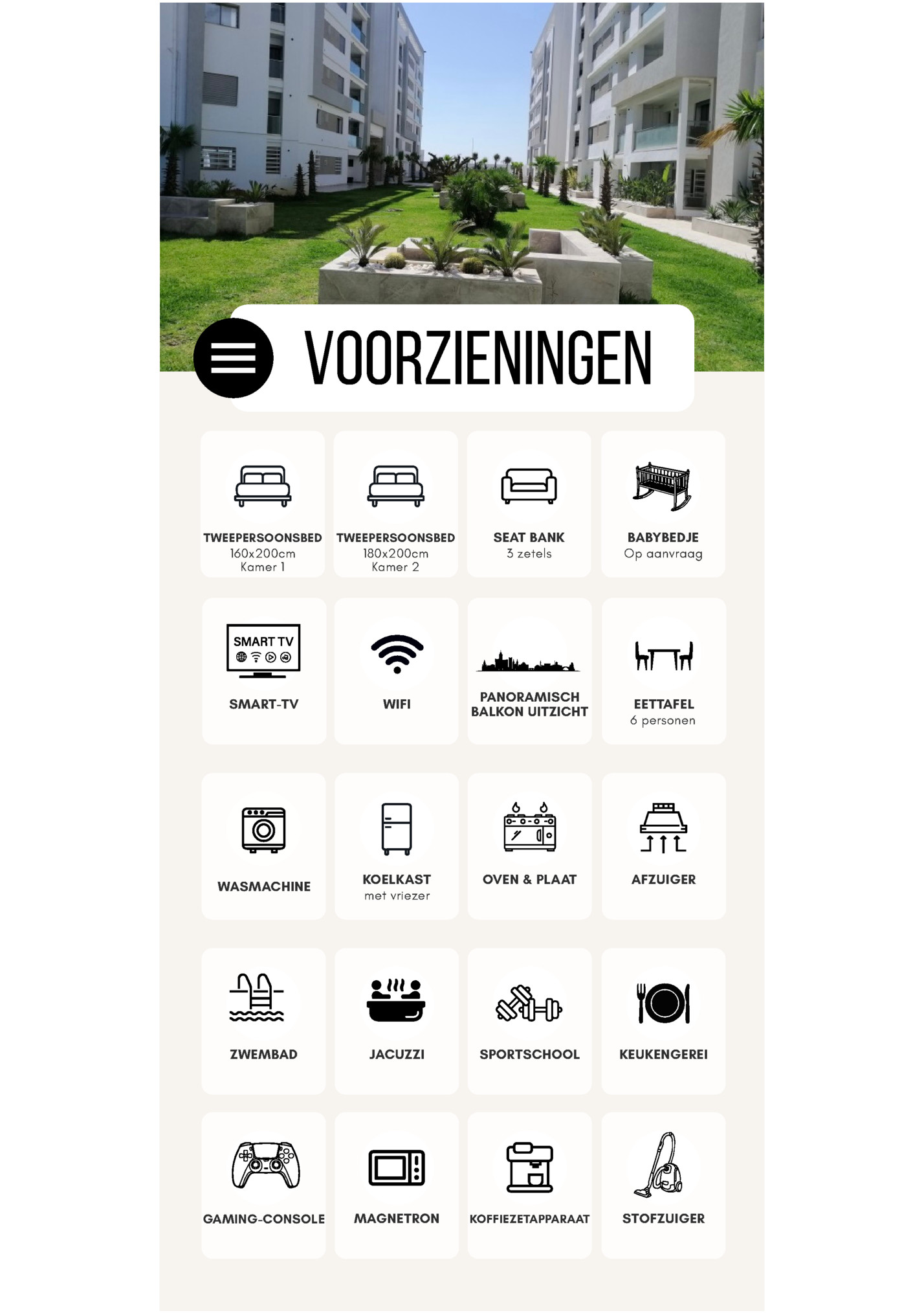 VOORZIENINGEN VOORZIENINGEN
