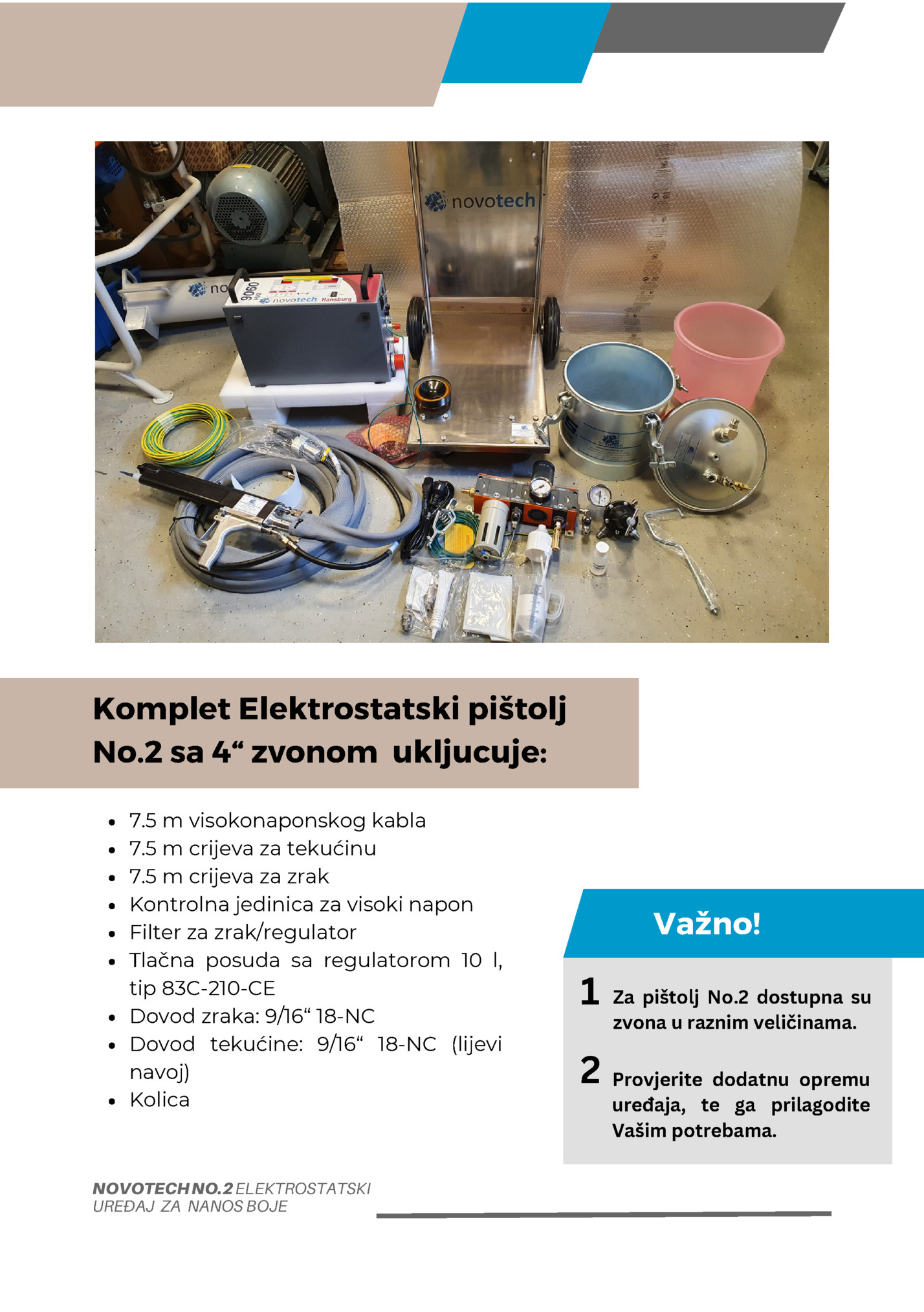 Komplet Elektrostatski pištolj Komplet Elektrostatski pištolj