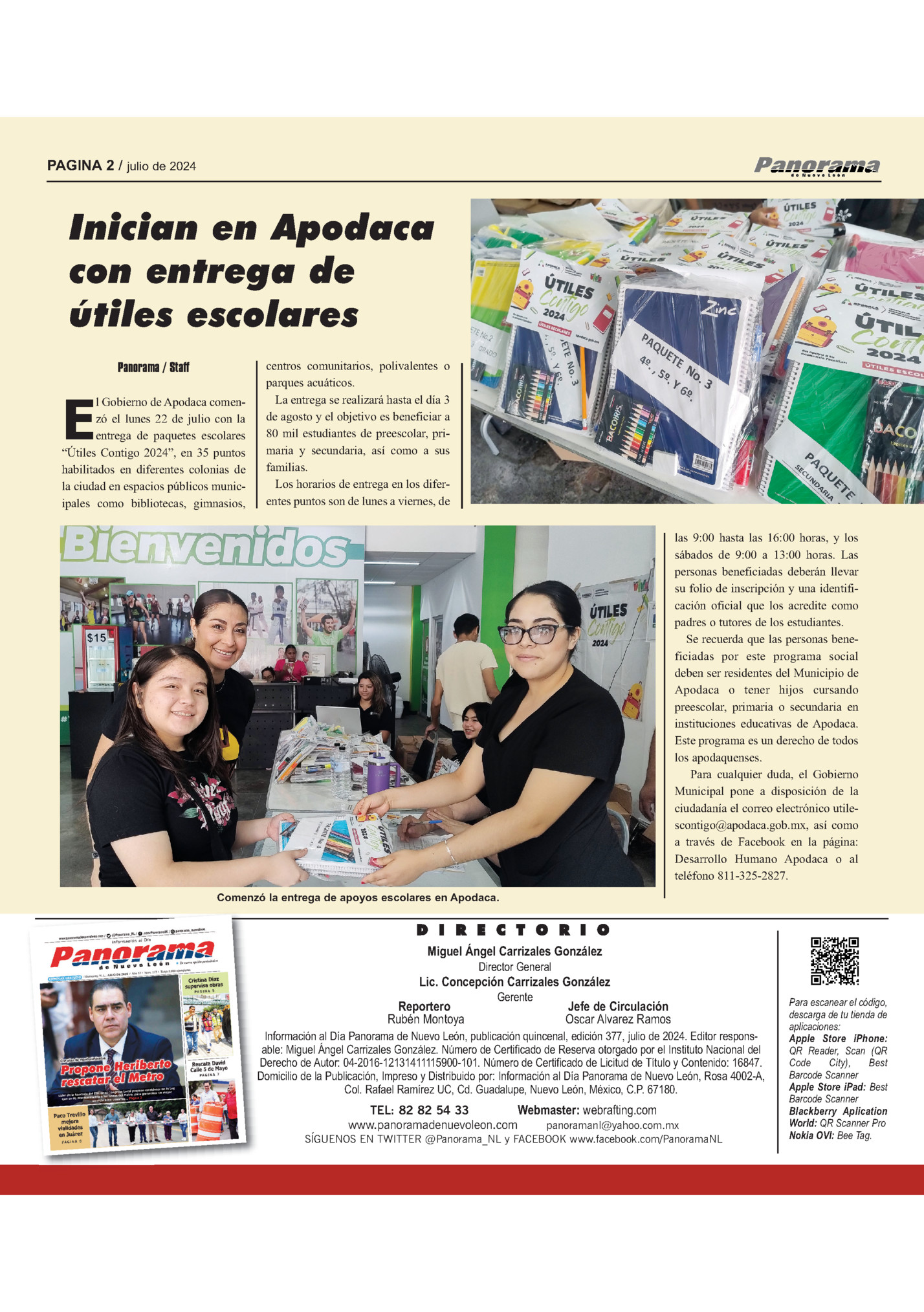 PAGINA 2 / julio de 2024
