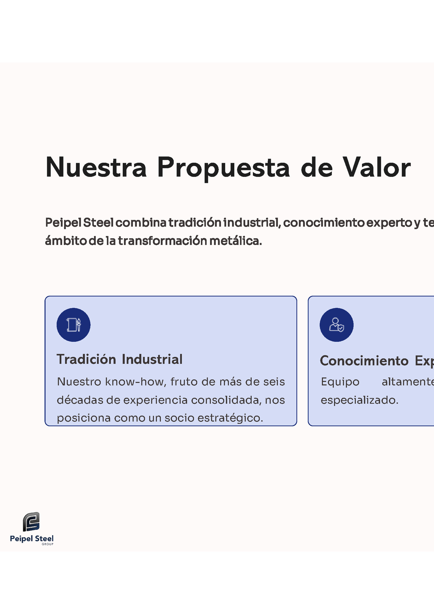 Nuestra Propuesta de Valor