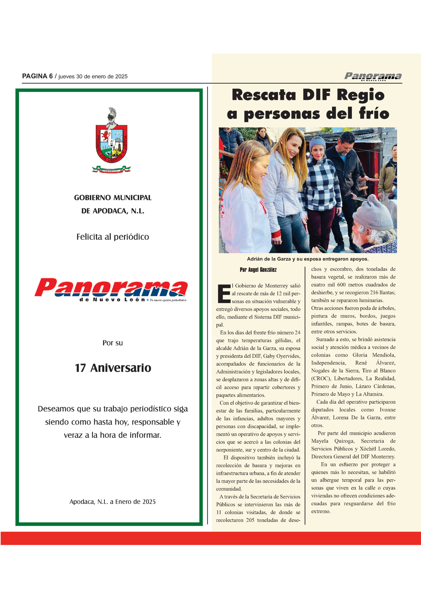 PAGINA 6 / jueves 30 de enero de 2025