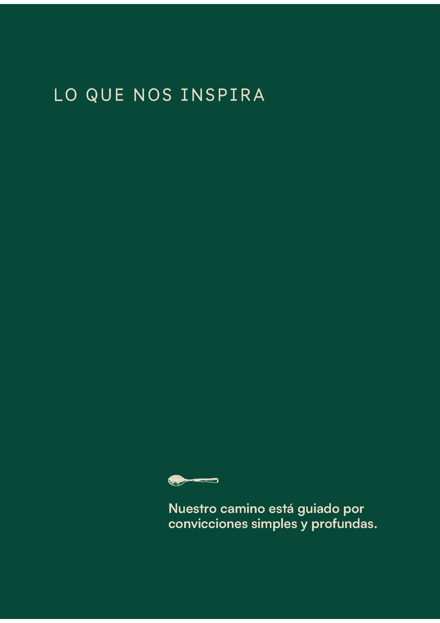 LO QUE NOS INS P IR A