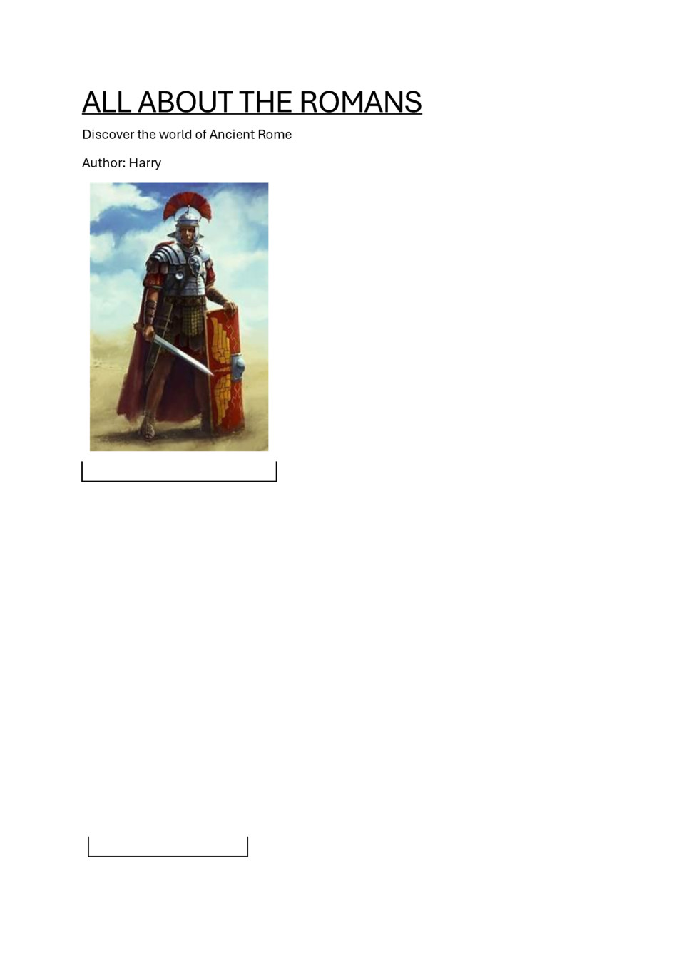 All About The Romans