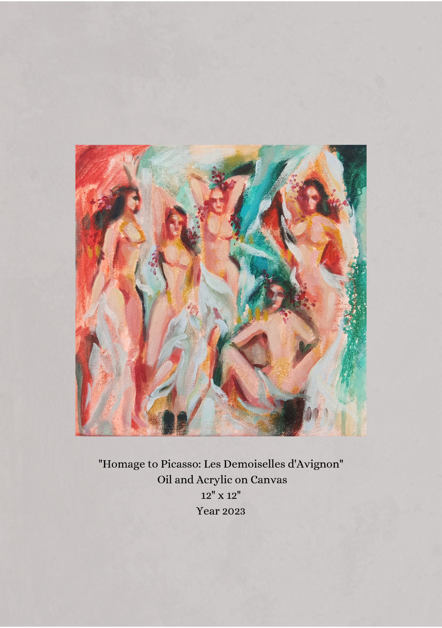 Homage to Picasso: Les Demoiselles d