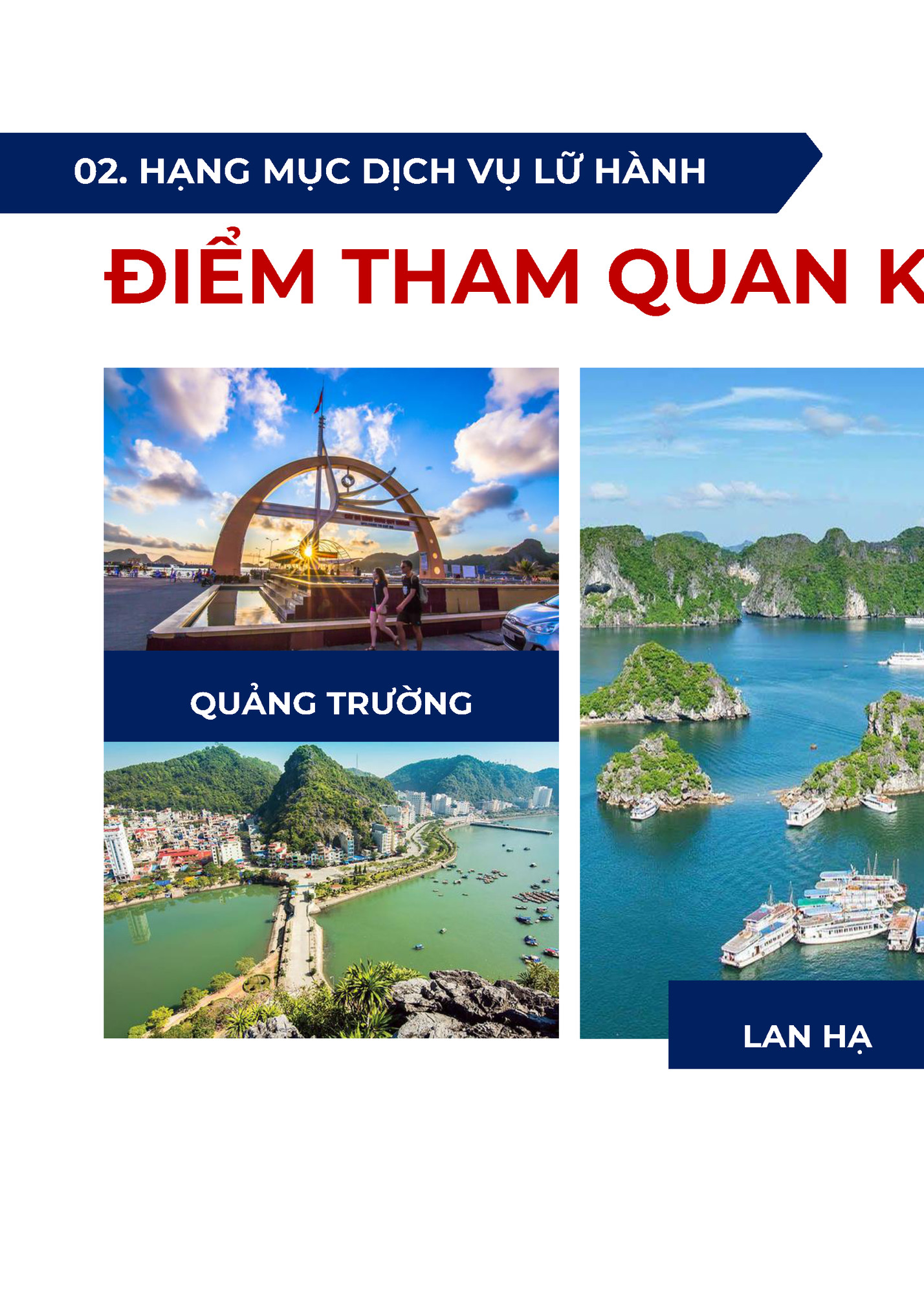 02. HẠNG MỤC DỊCH VỤ LỮ HÀNH